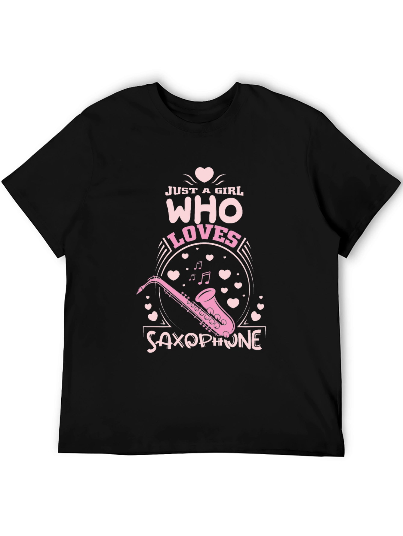 Just a Girl Who Loves Saxophone T-Shirt