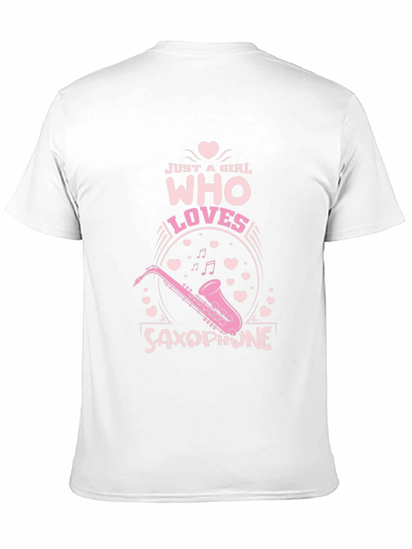 Just a Girl Who Loves Saxophone T-Shirt