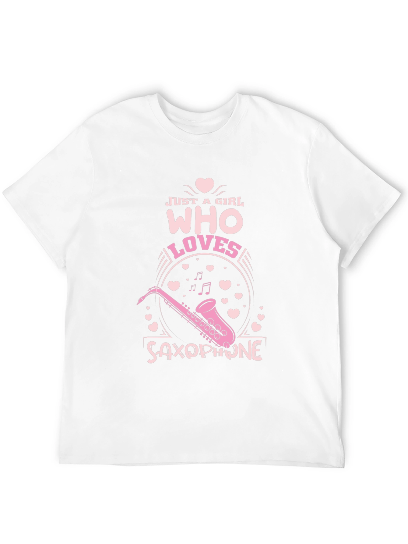 Just a Girl Who Loves Saxophone T-Shirt