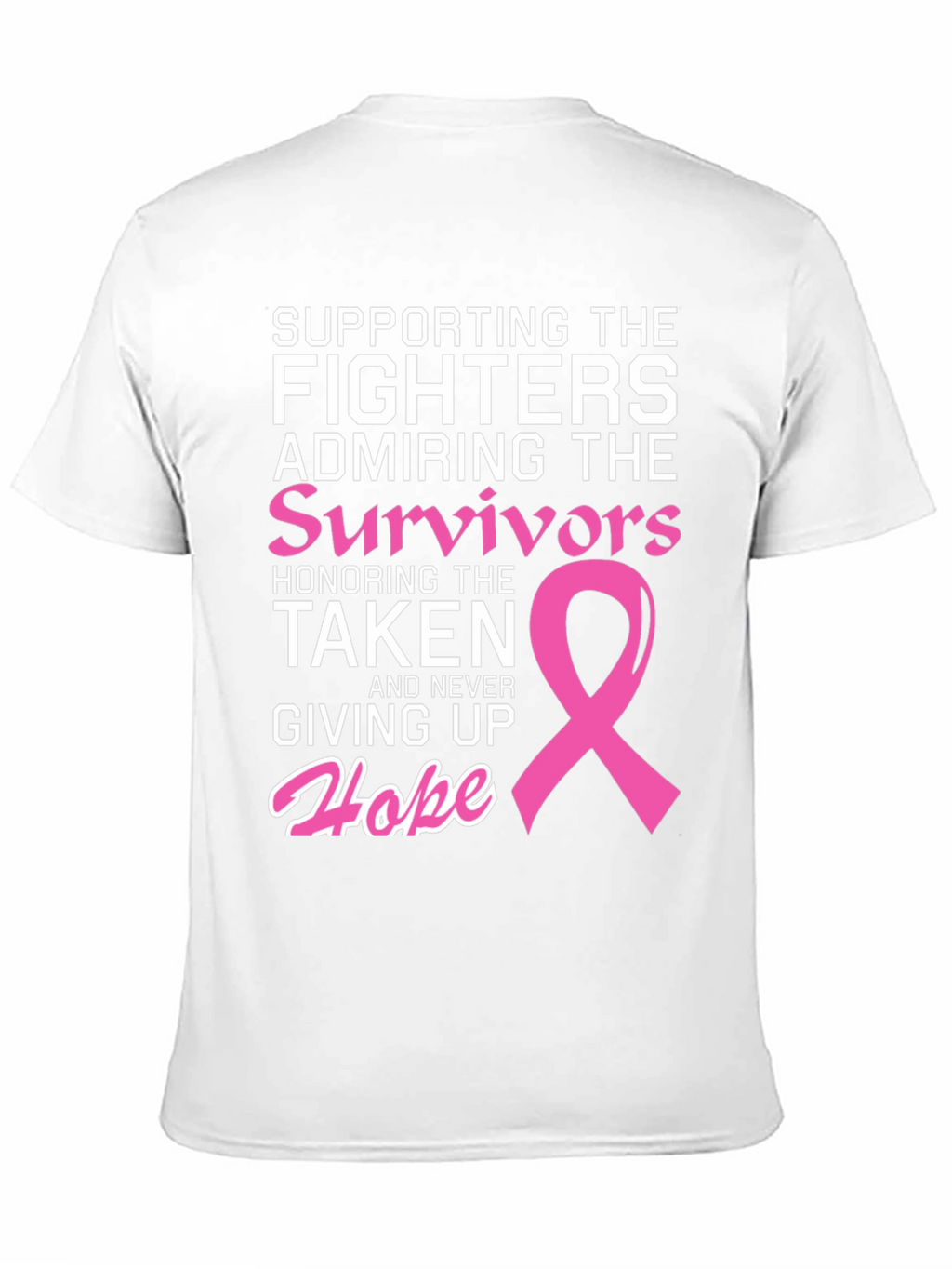 Breast Cancer Awareness T-Shirt: Fighters Survivors Hope