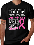 Breast Cancer Awareness T-Shirt: Fighters Survivors Hope