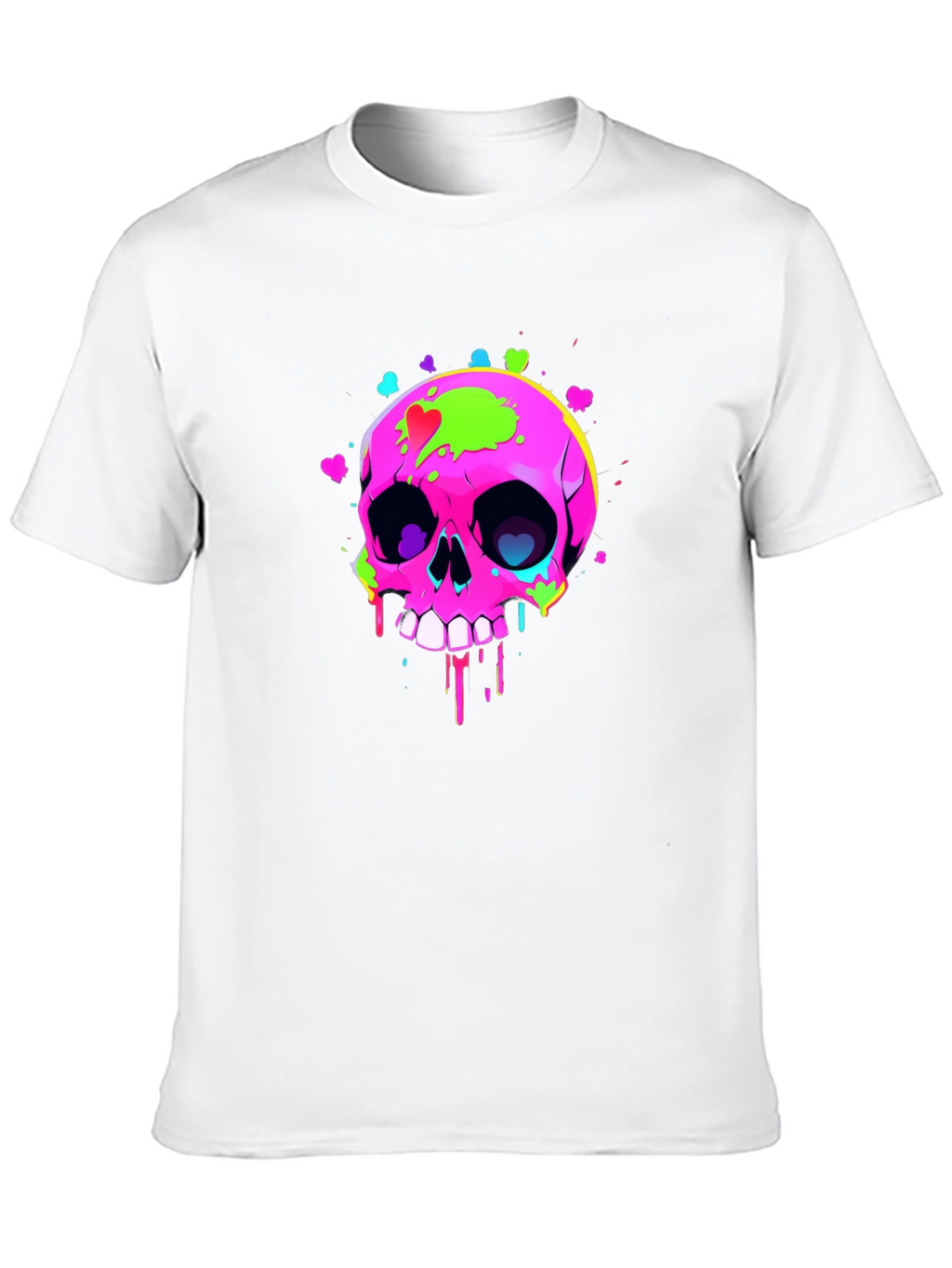 Skull Graphic T-Shirt - Mens Black Tee