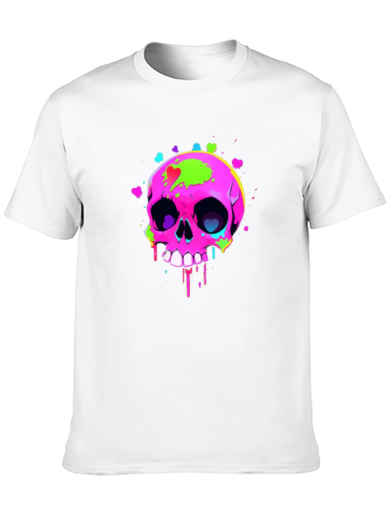 Skull Graphic T-Shirt - Mens Black Tee