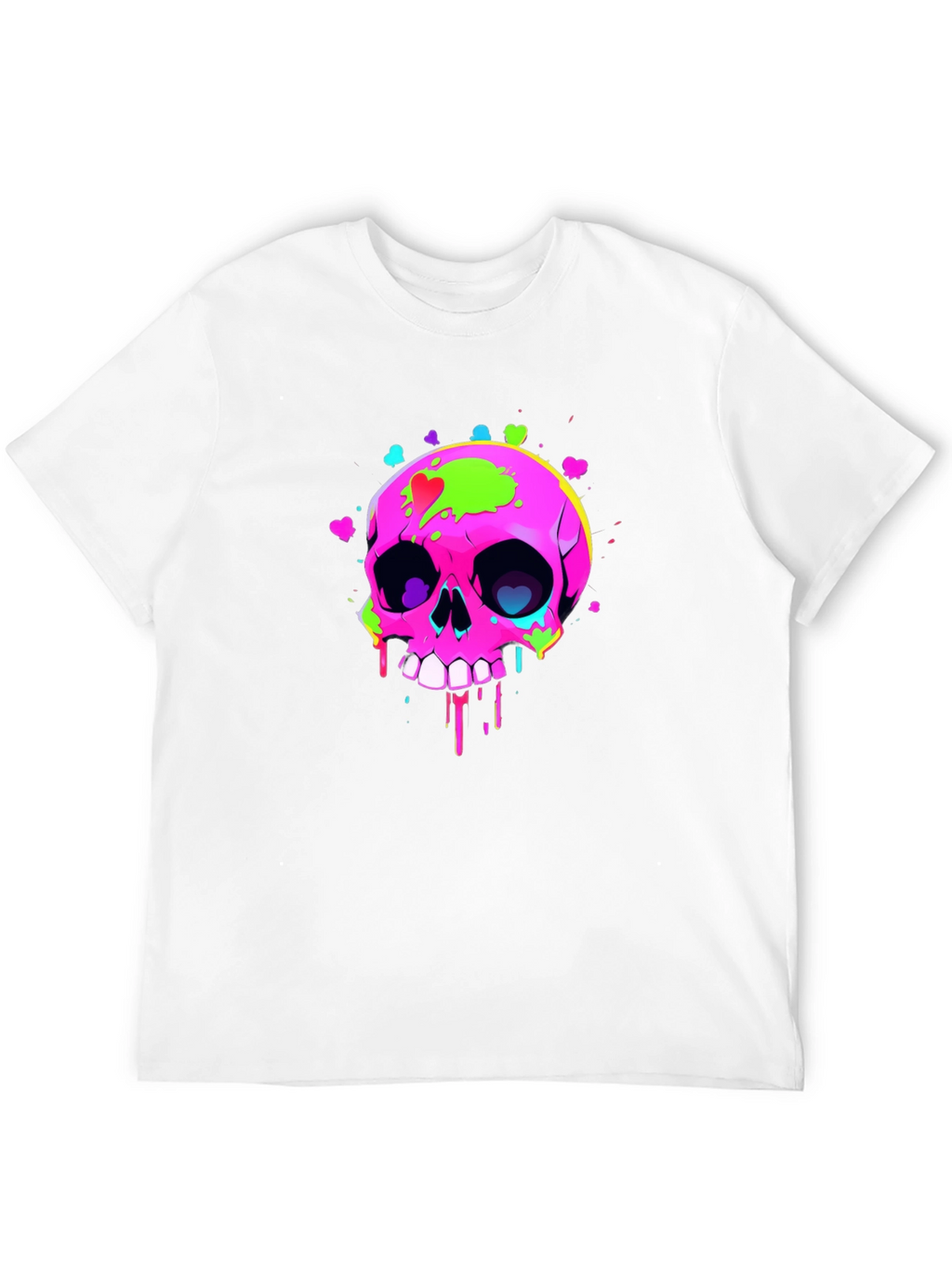Skull Graphic T-Shirt - Mens Black Tee