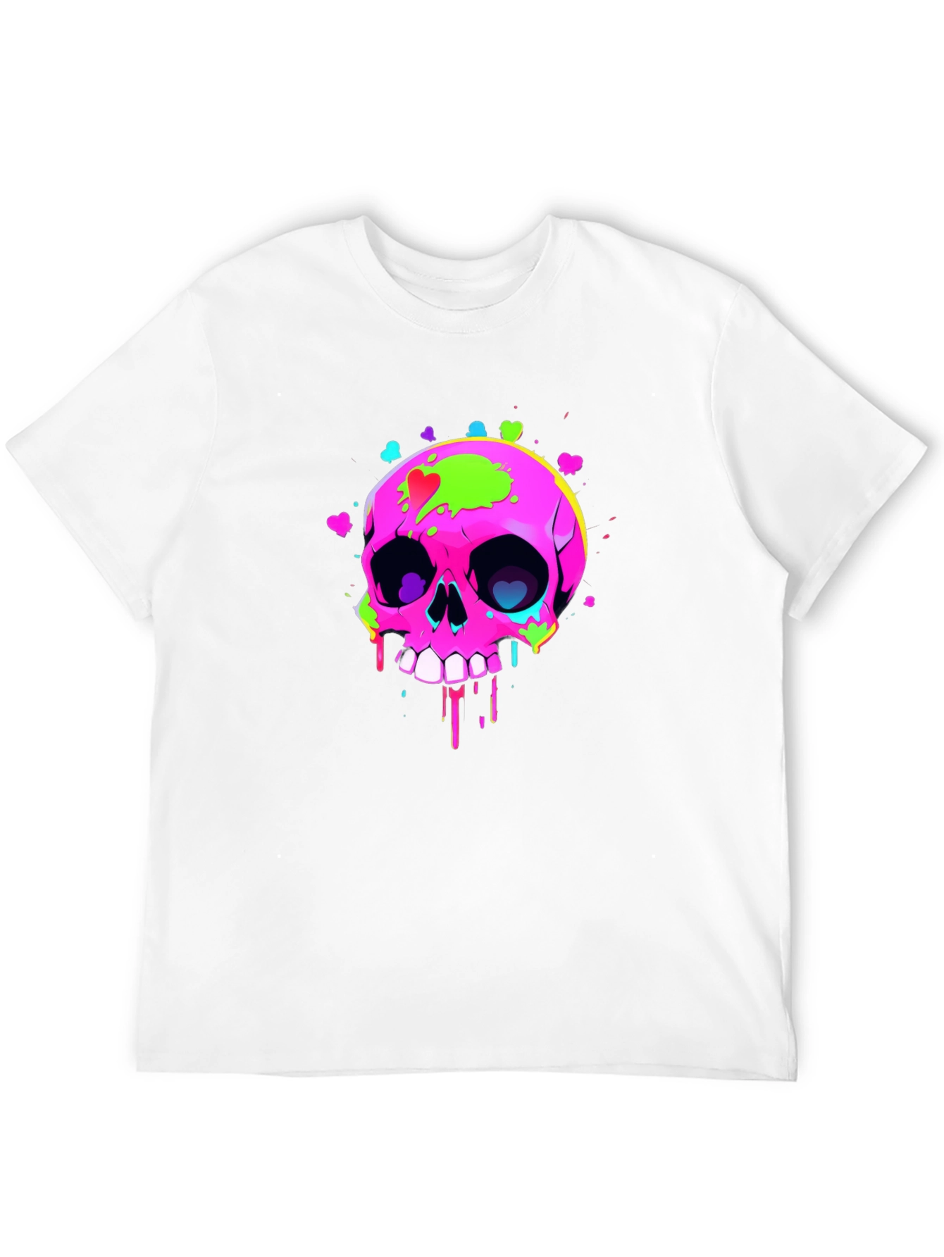 Skull Graphic T-Shirt - Mens Black Tee