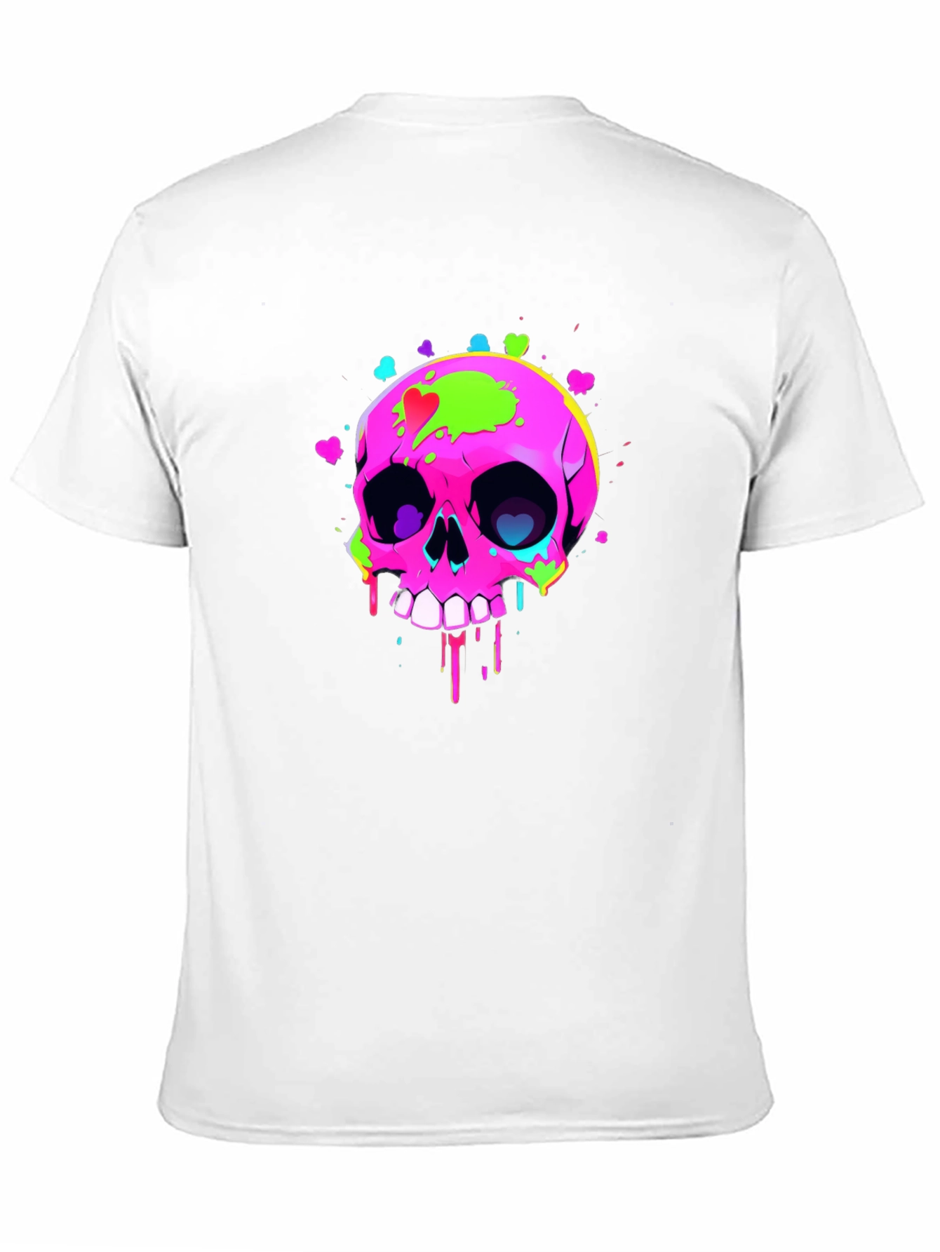 Skull Graphic T-Shirt - Mens Black Tee
