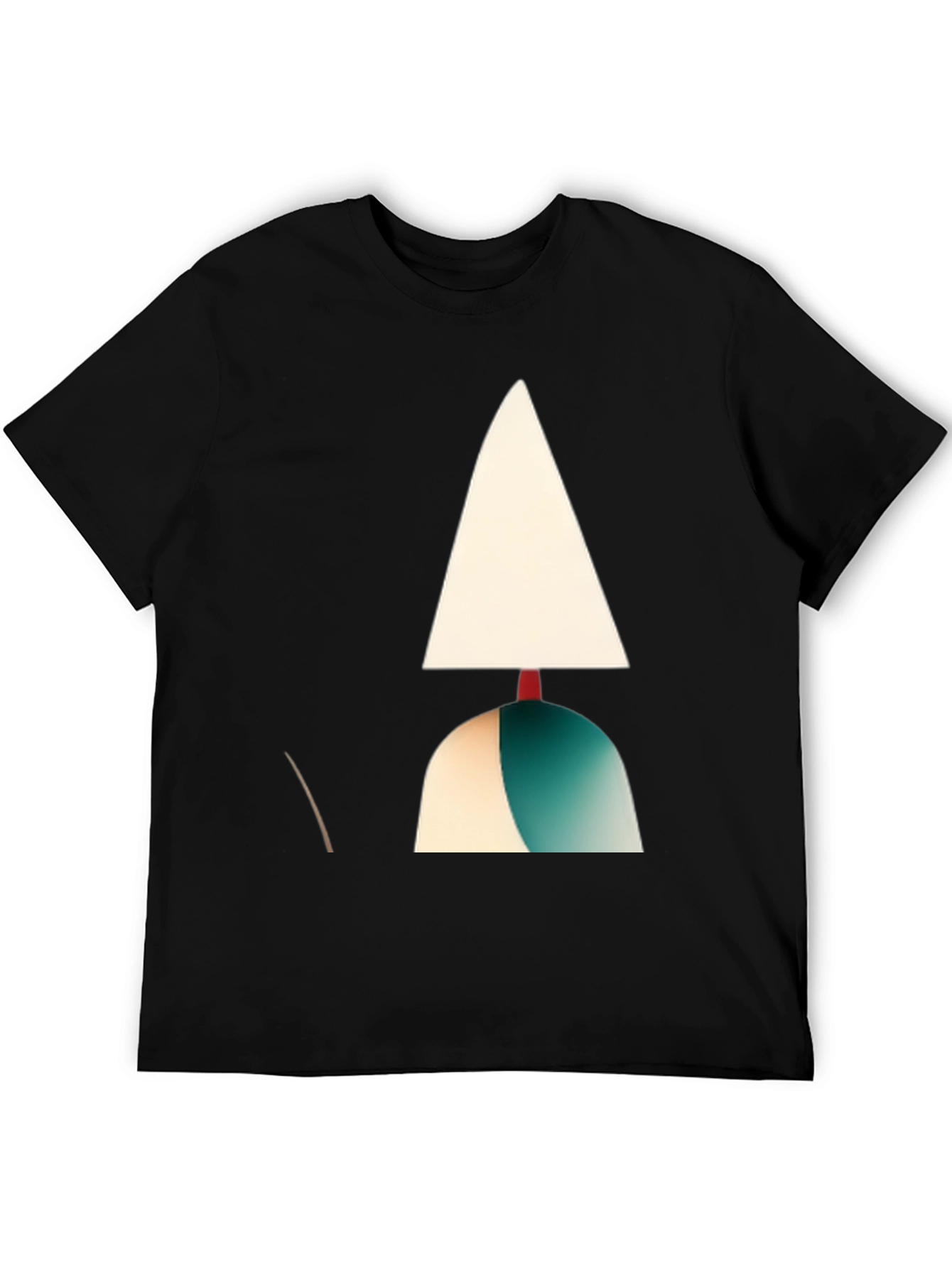 Abstract Handmaids Tale Graphic Black T-Shirt