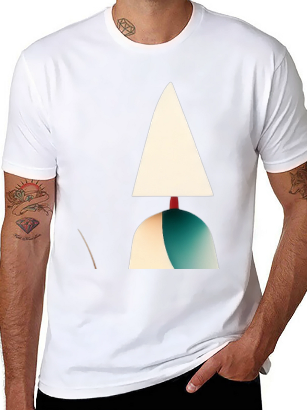 Abstract Handmaids Tale Graphic Black T-Shirt