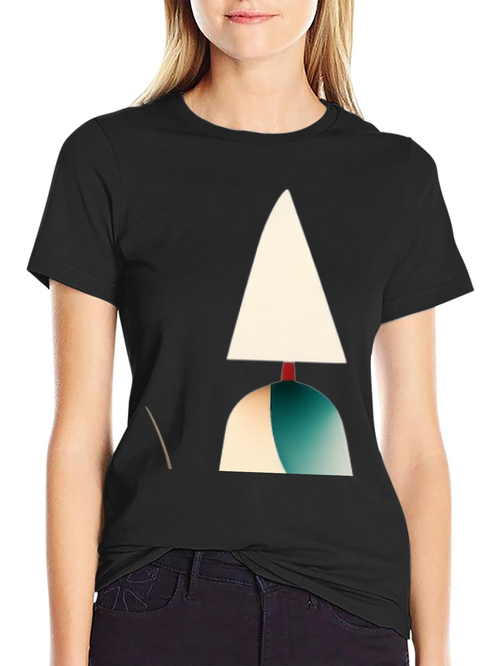 Abstract Handmaids Tale Graphic Black T-Shirt