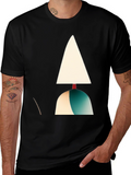 Abstract Handmaids Tale Graphic Black T-Shirt