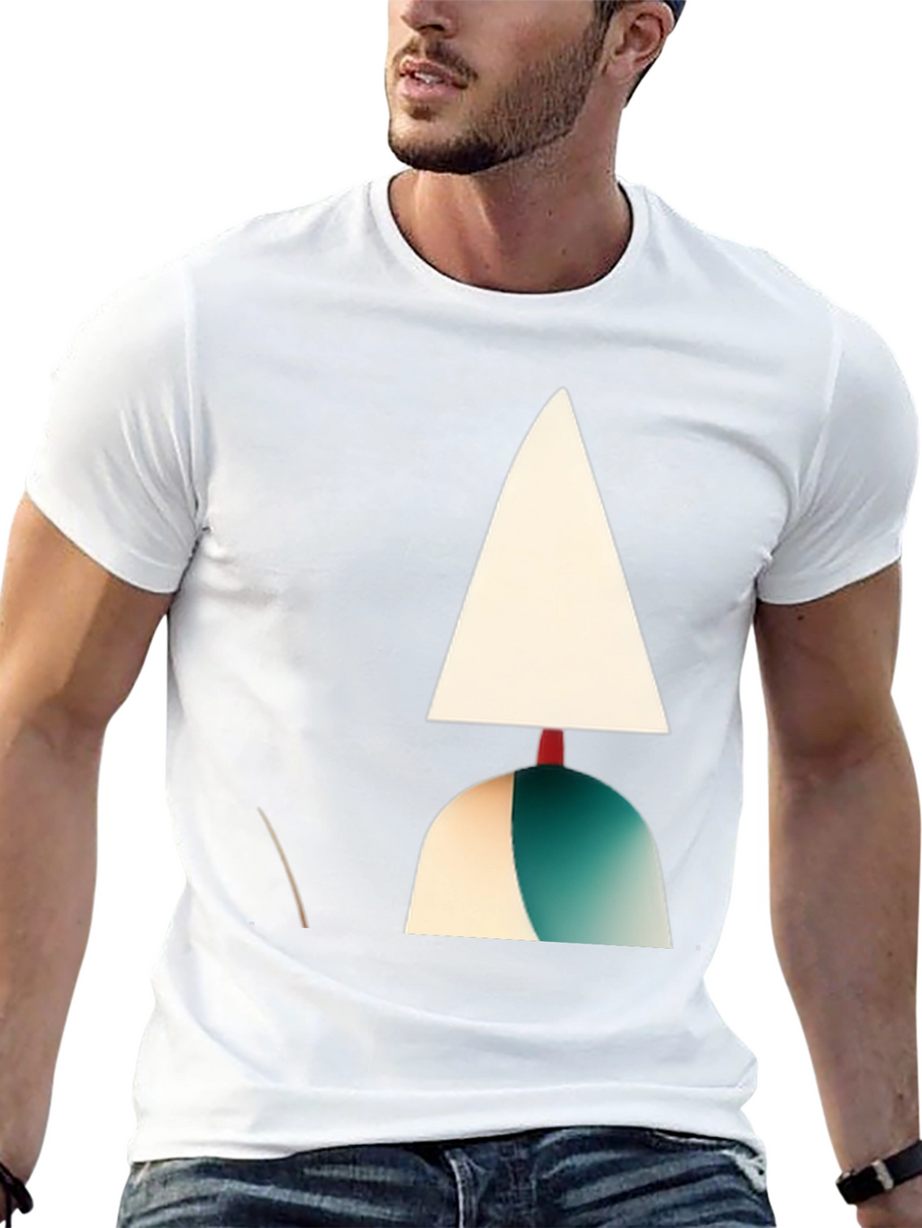 Abstract Handmaids Tale Graphic Black T-Shirt