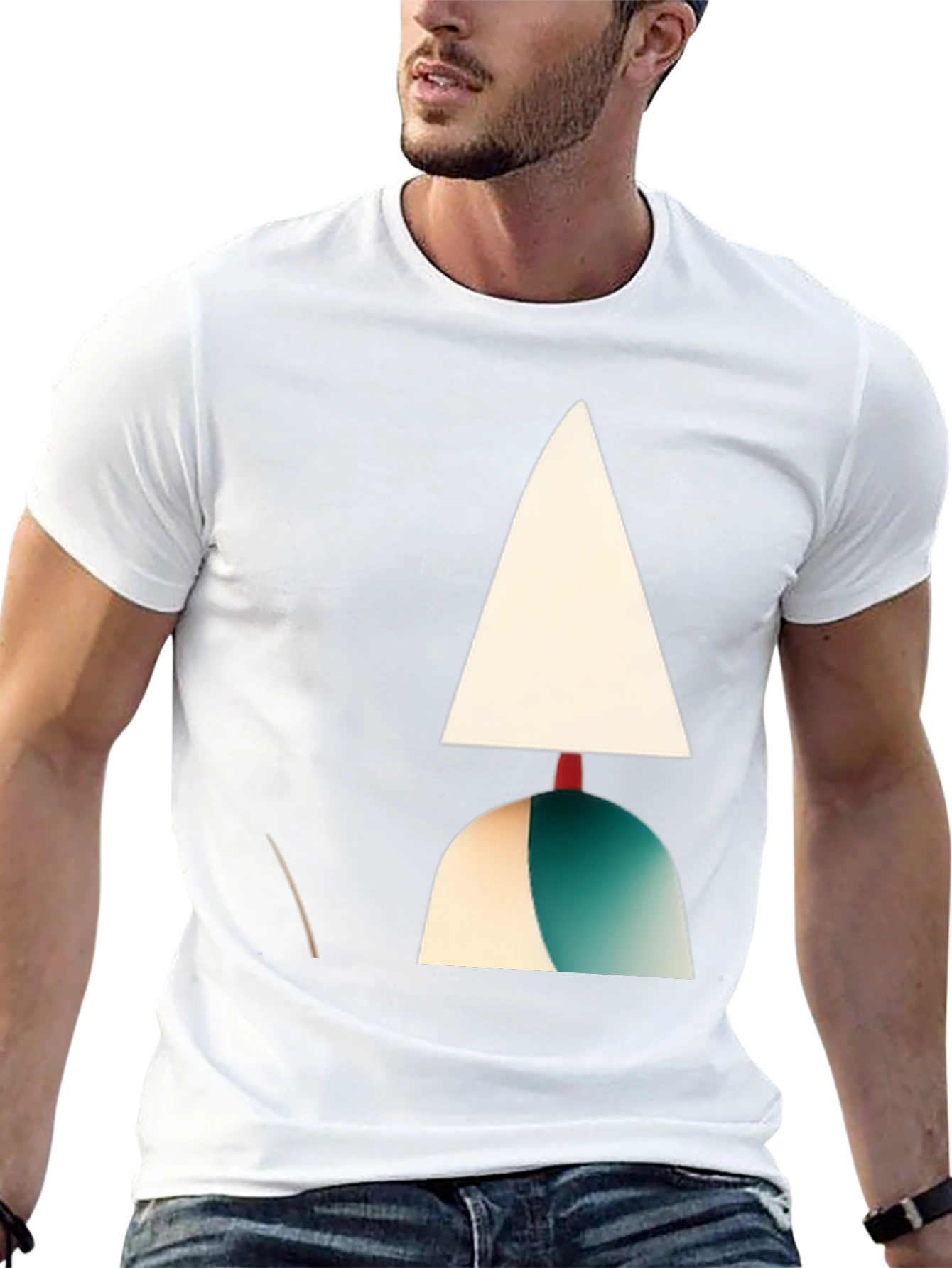 Abstract Handmaids Tale Graphic Black T-Shirt