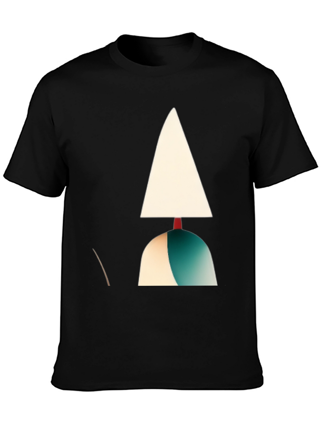 Abstract Handmaids Tale Graphic Black T-Shirt