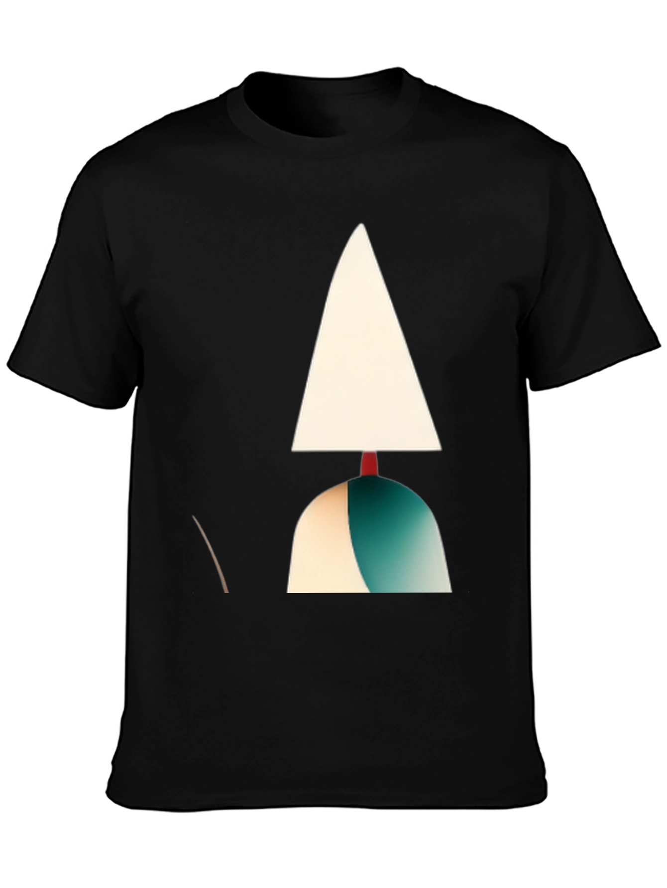 Abstract Handmaids Tale Graphic Black T-Shirt