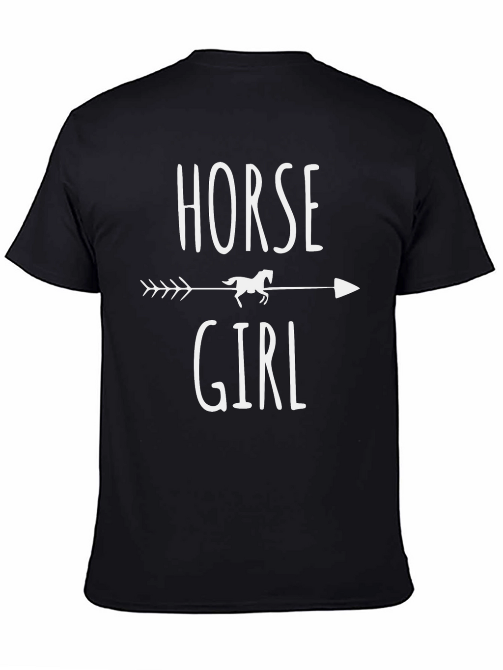 Horse Girl Arrow Graphic T-Shirt