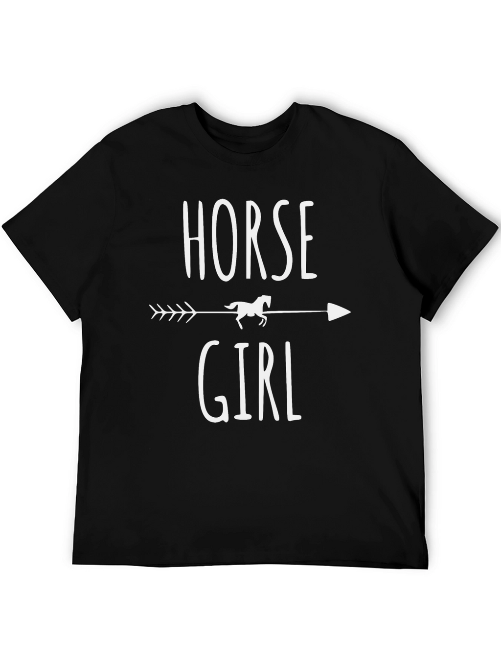Horse Girl Arrow Graphic T-Shirt