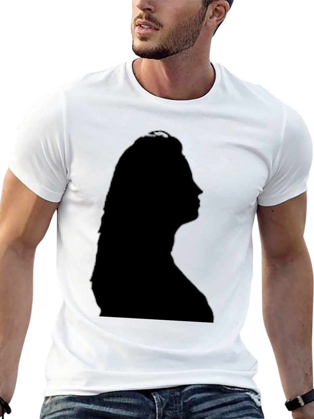 Silhouette Graphic Tee - Black