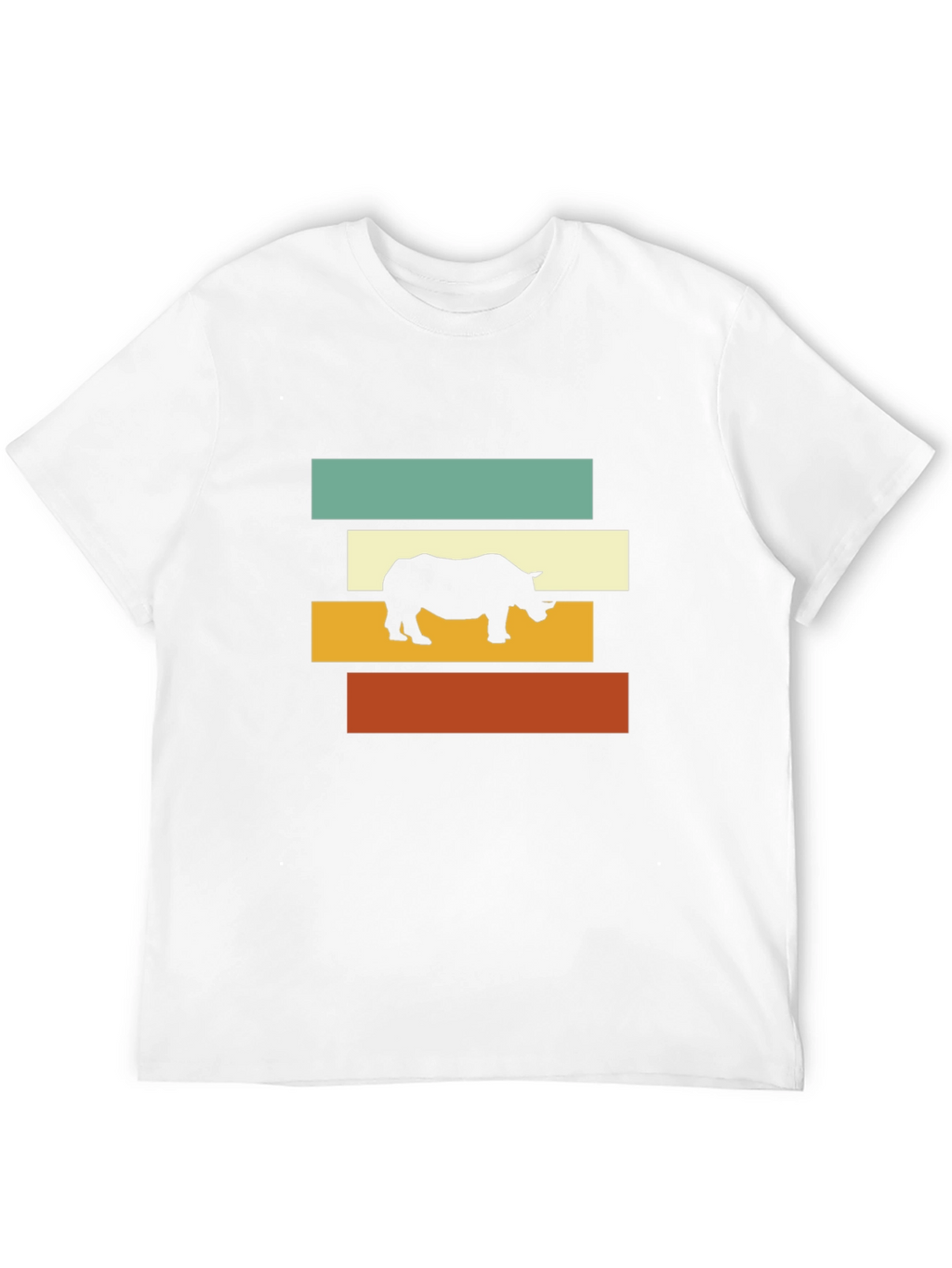 Retro Rhino Tee - Cool Graphic T-Shirt