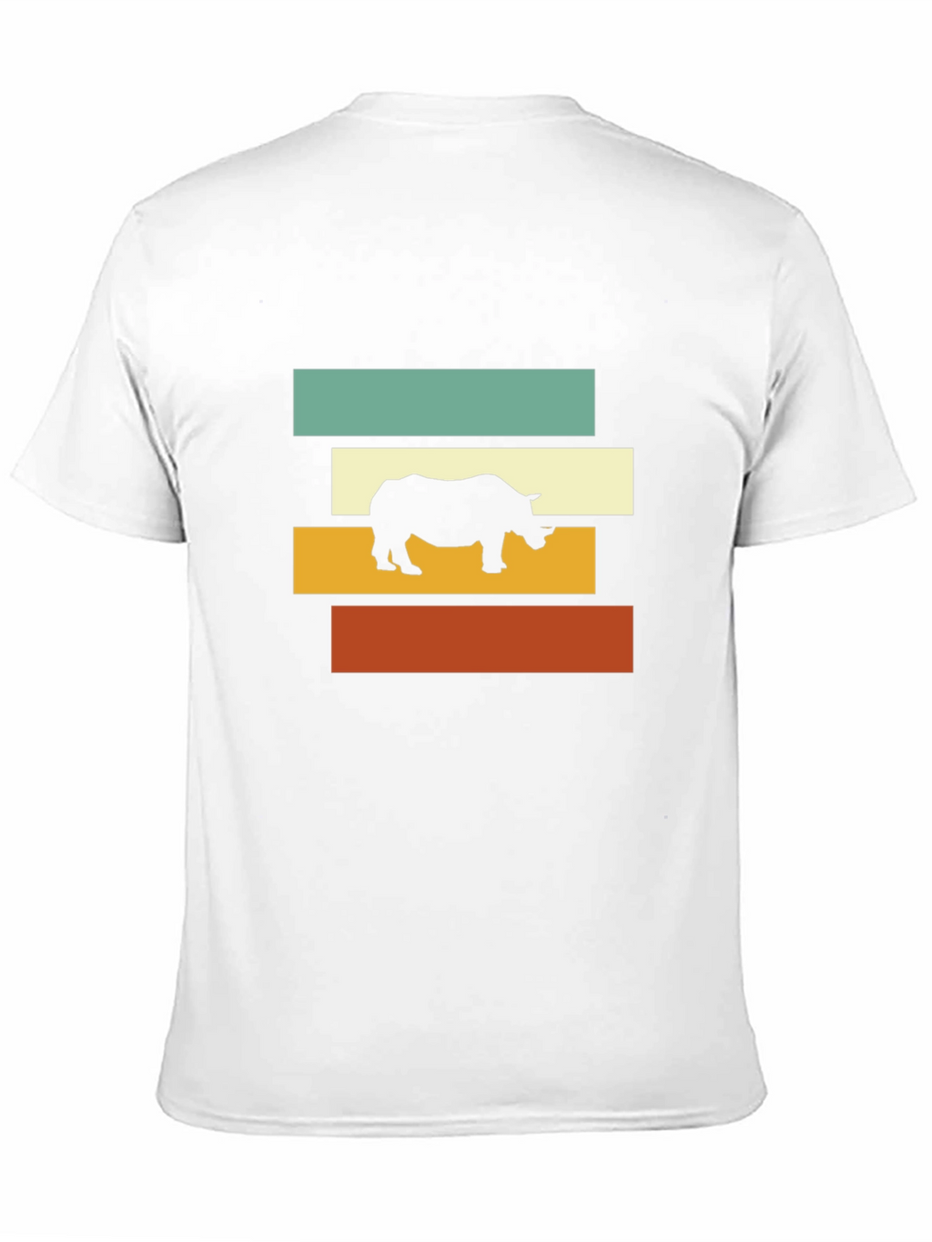 Retro Rhino Tee - Cool Graphic T-Shirt