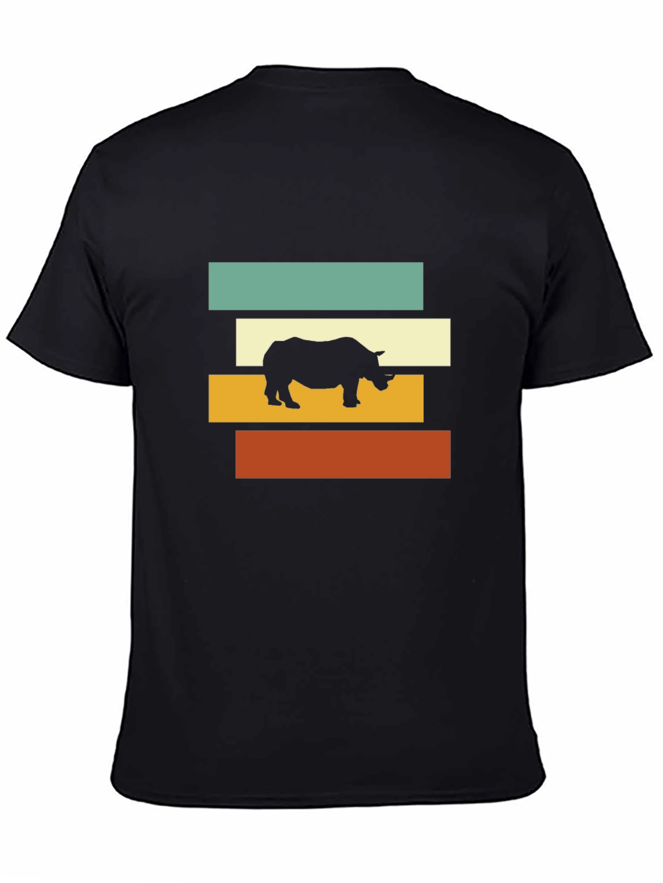 Retro Rhino Tee - Cool Graphic T-Shirt