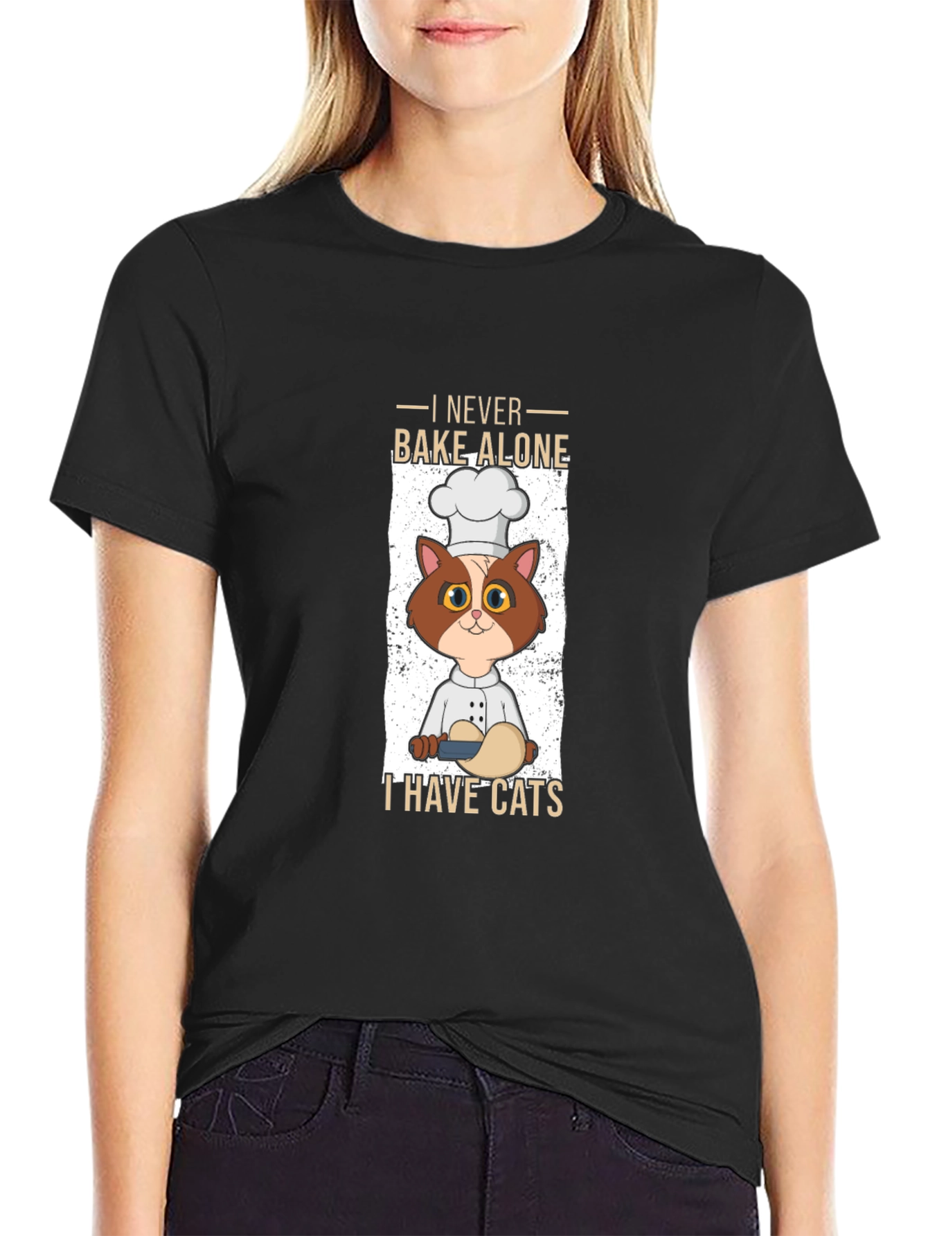 Bake Alone Cats T-Shirt