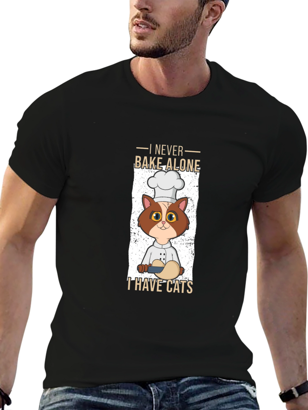 Bake Alone Cats T-Shirt