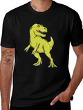 Dinosaur T-Shirt: Funny Green T-Rex Graphic Tee