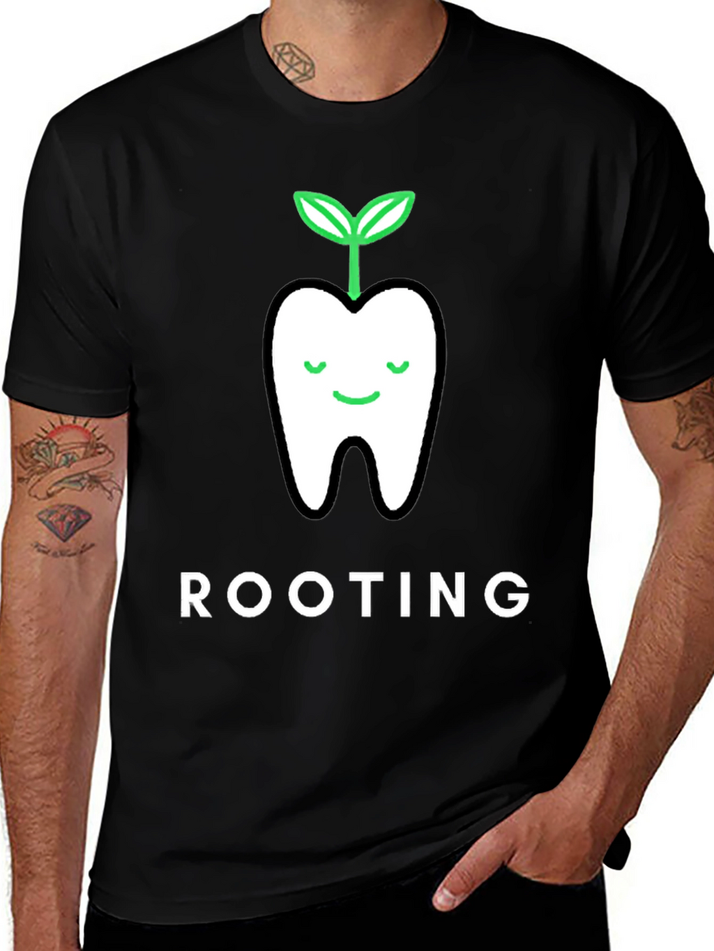 Rooting T-Shirt Funny Dentist Tee