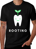 Rooting T-Shirt Funny Dentist Tee