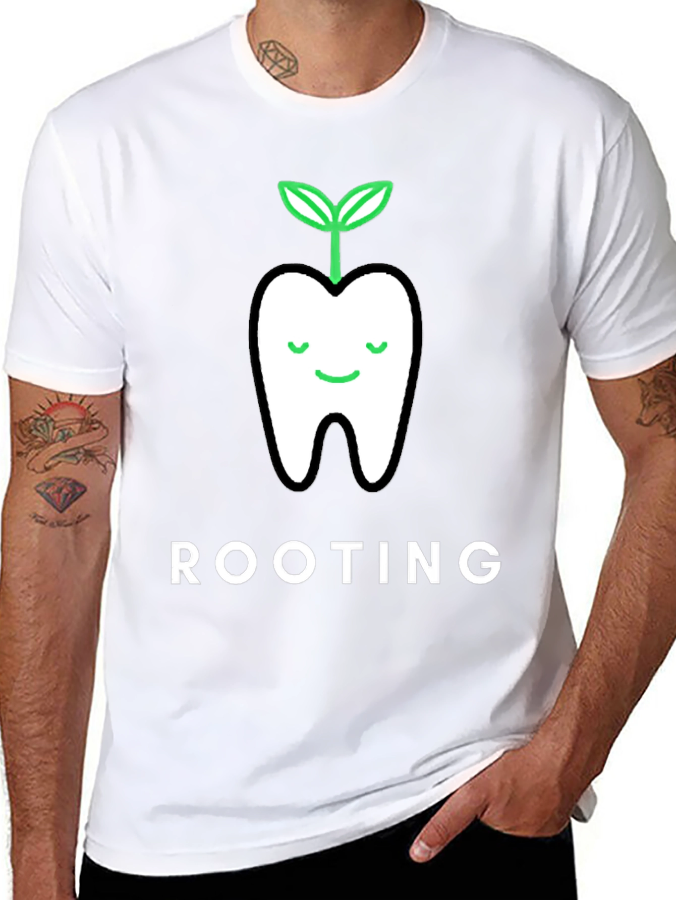 Rooting T-Shirt Funny Dentist Tee