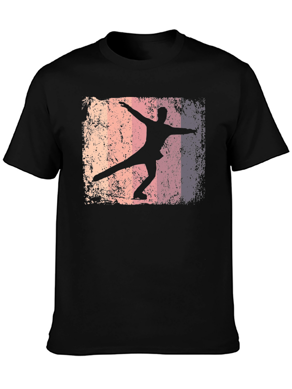 Figure Skating Graphic Tee - Retro Style T-Shirt