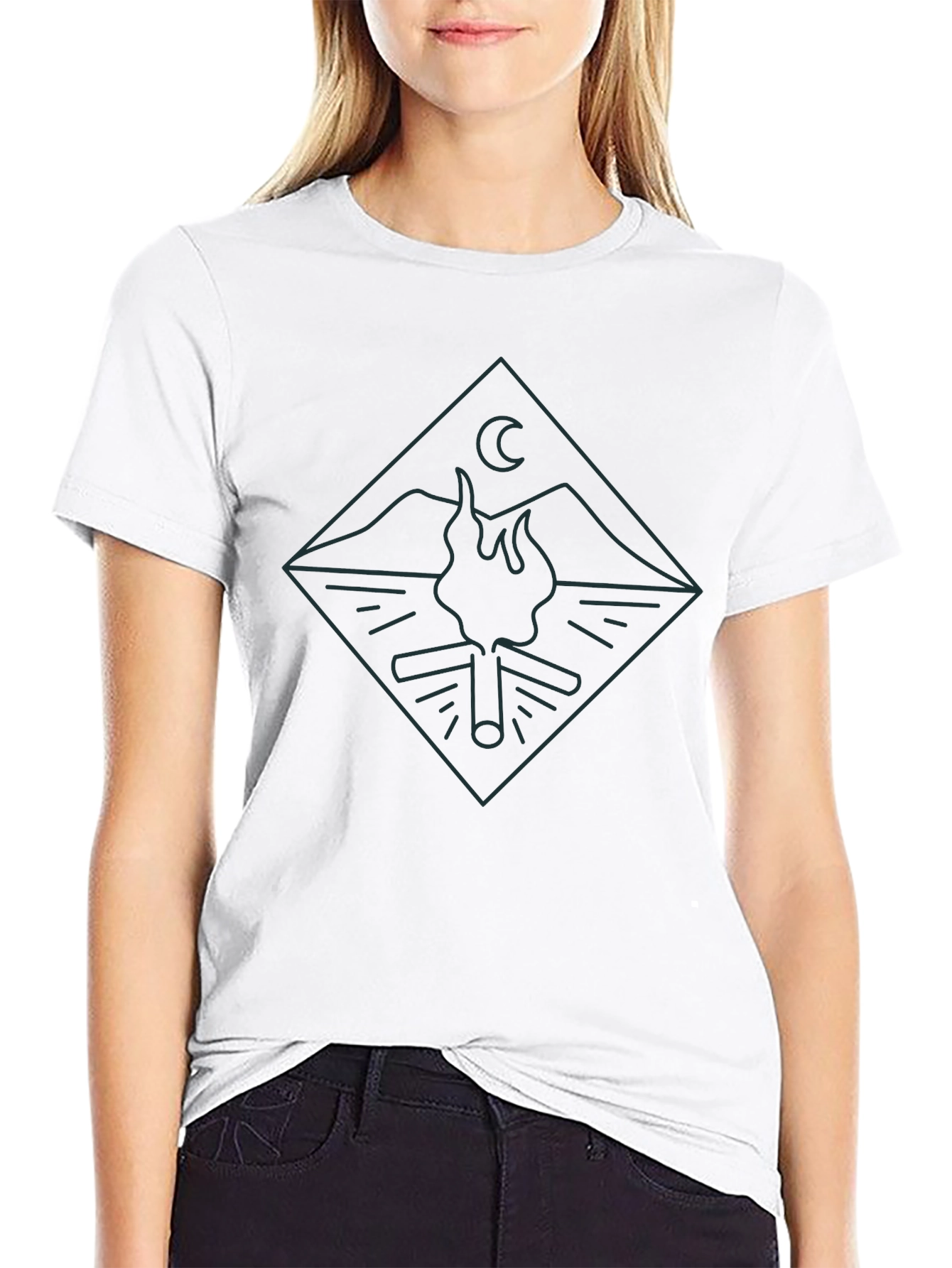 Campfire Graphic Tee - Adventure Awaits