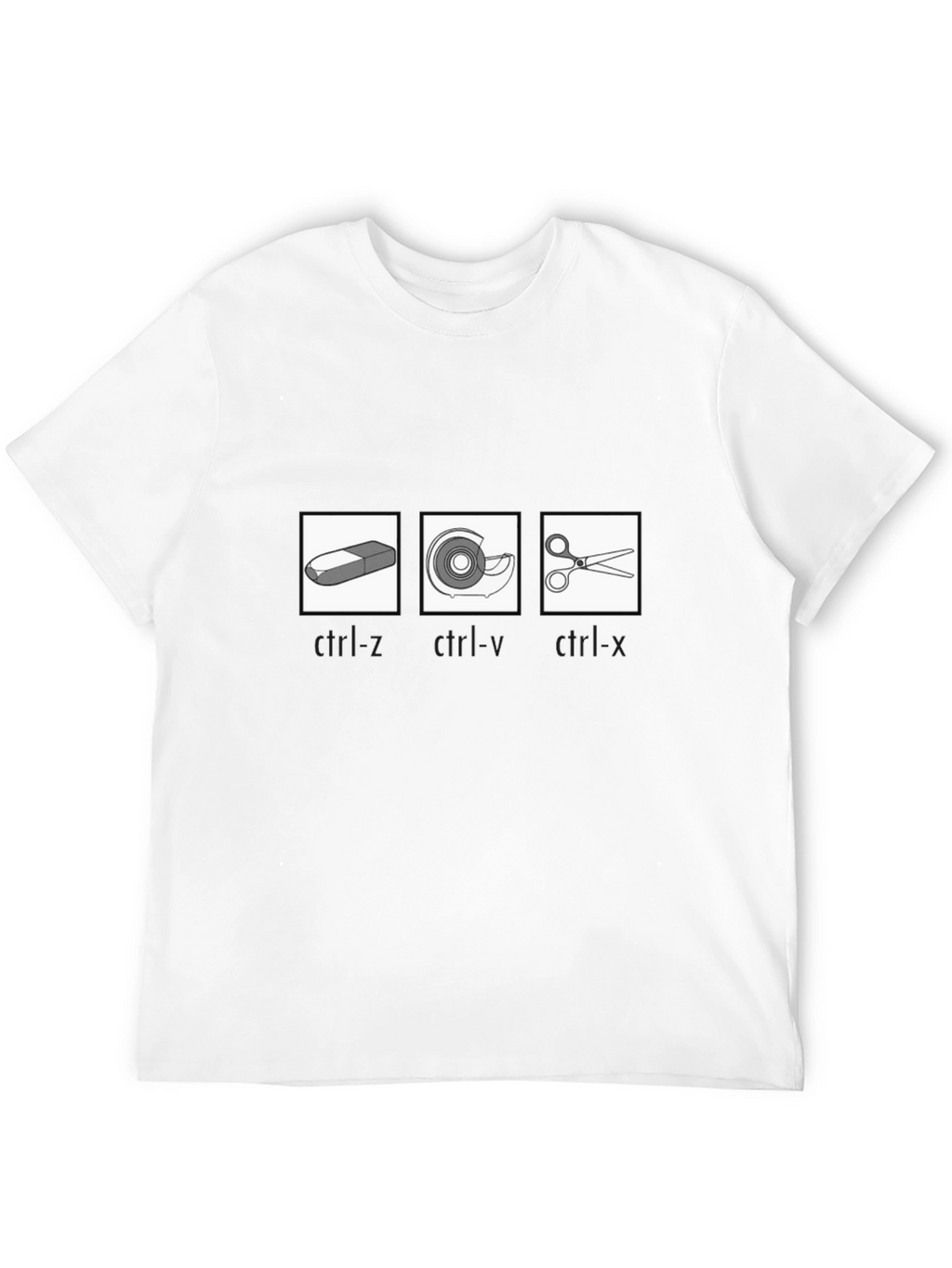 Undo Redo Cut Graphic T-Shirt
