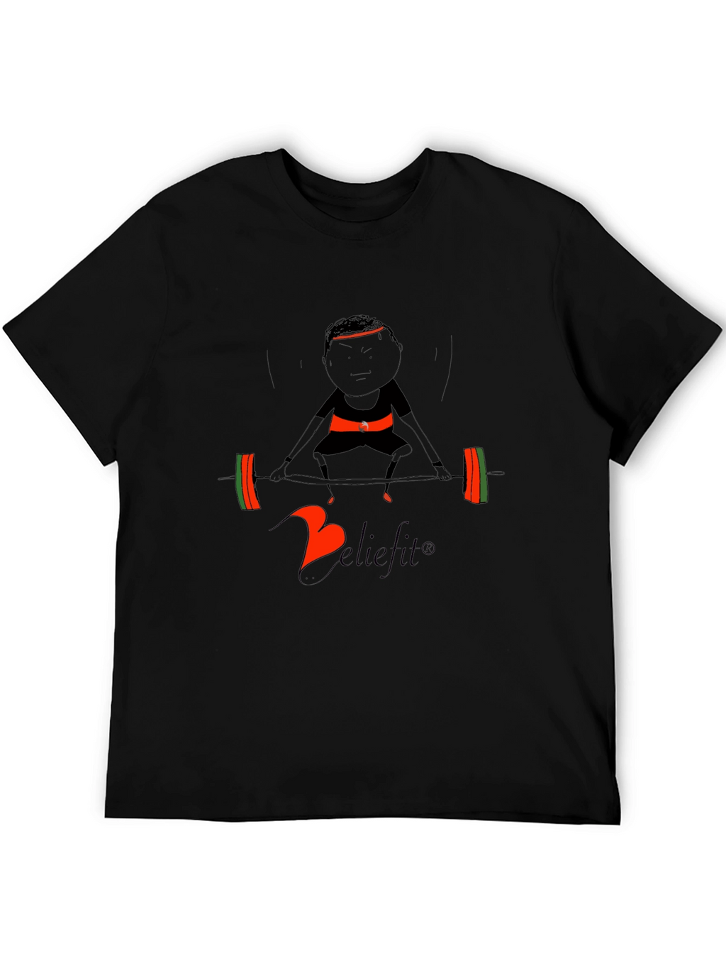 Beliefit Weightlifting Black T-Shirt