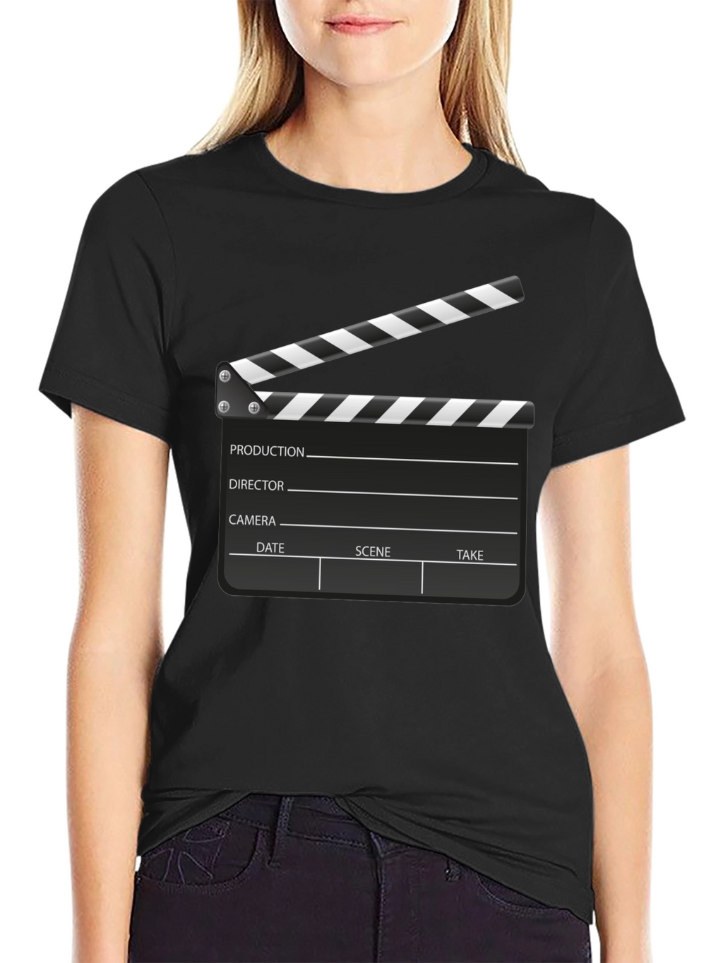 Clapperboard Graphic Tee - Movie Lovers T-Shirt