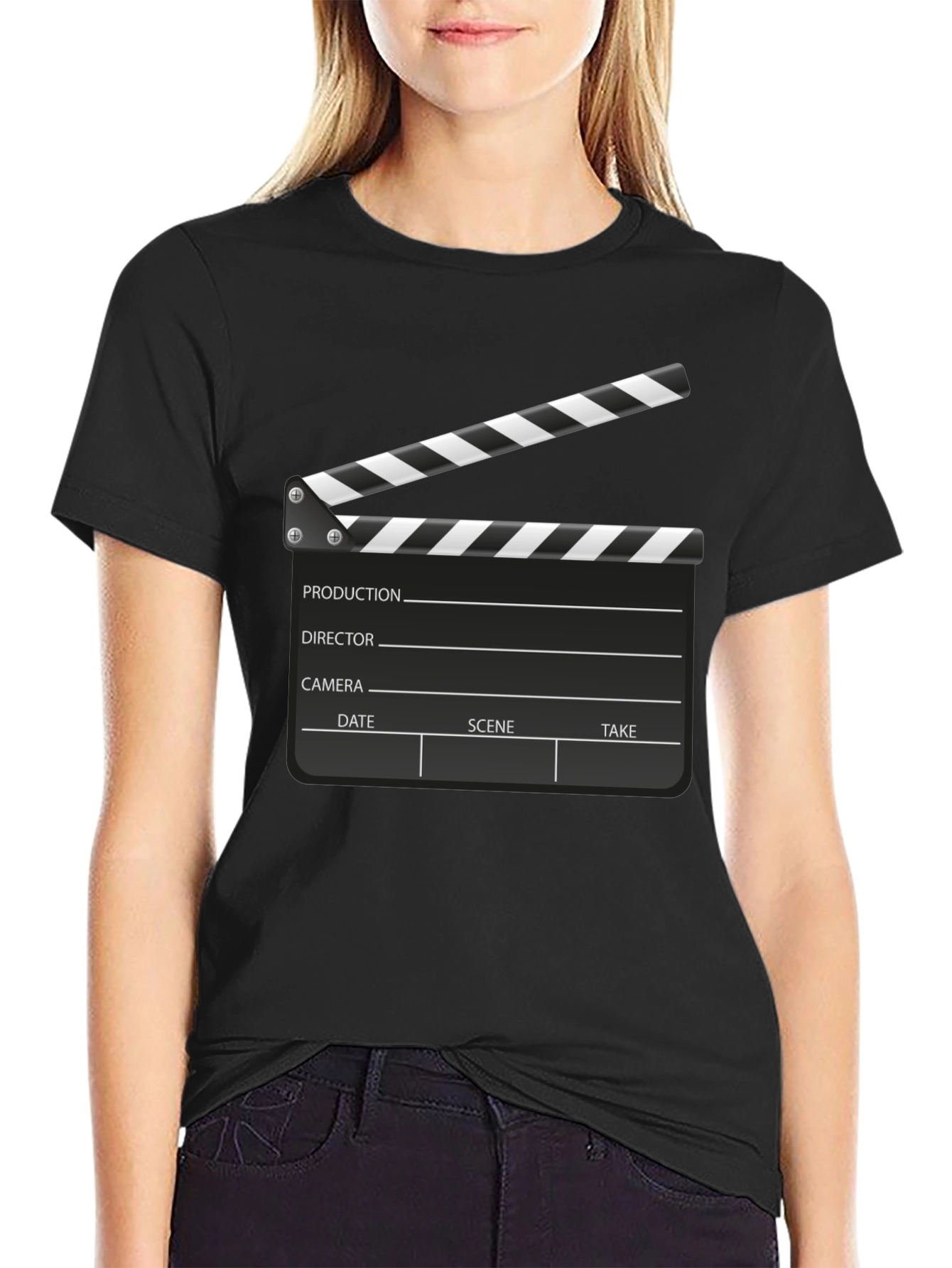 Clapperboard Graphic Tee - Movie Lovers T-Shirt
