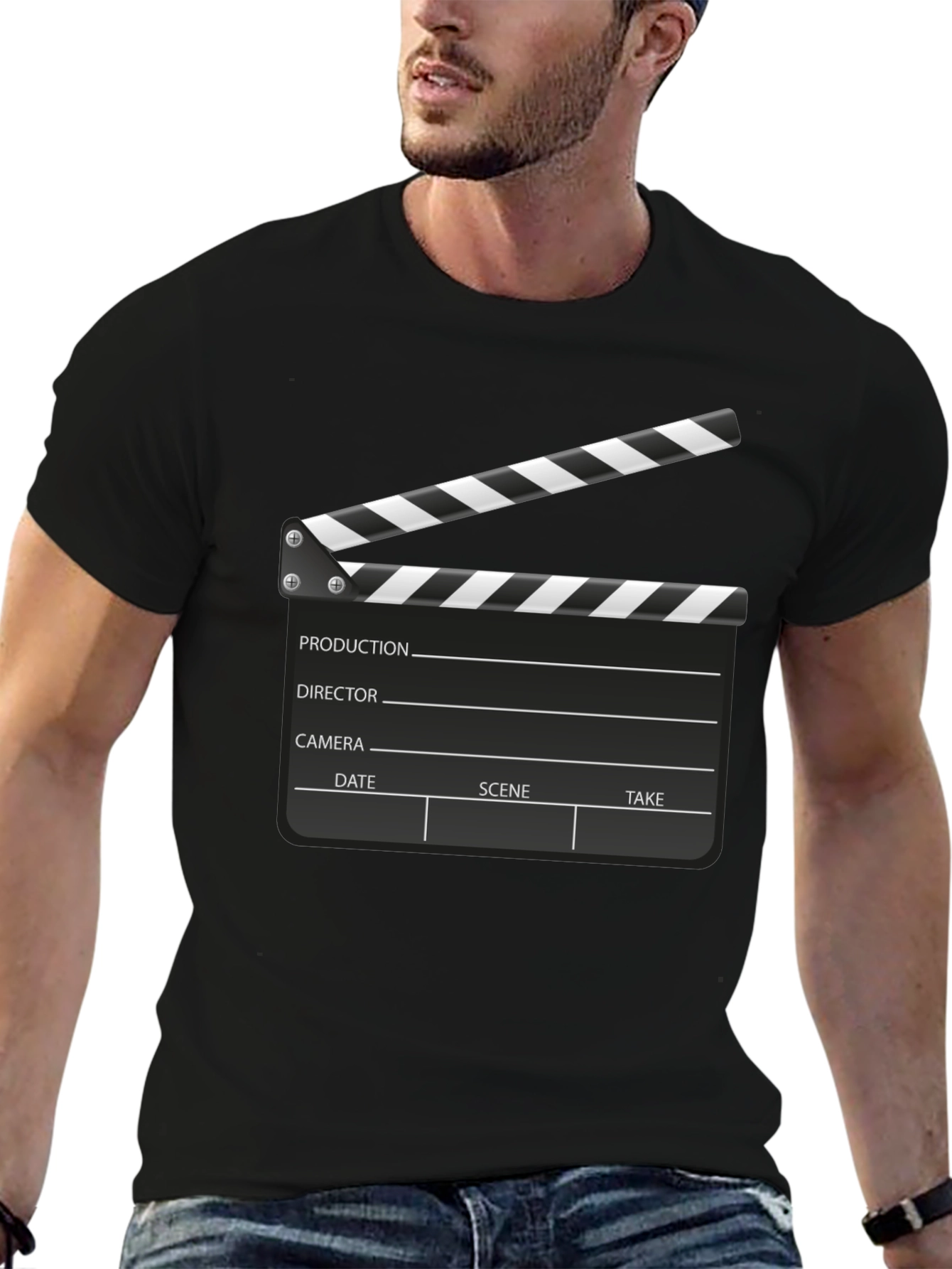 Clapperboard Graphic Tee - Movie Lovers T-Shirt