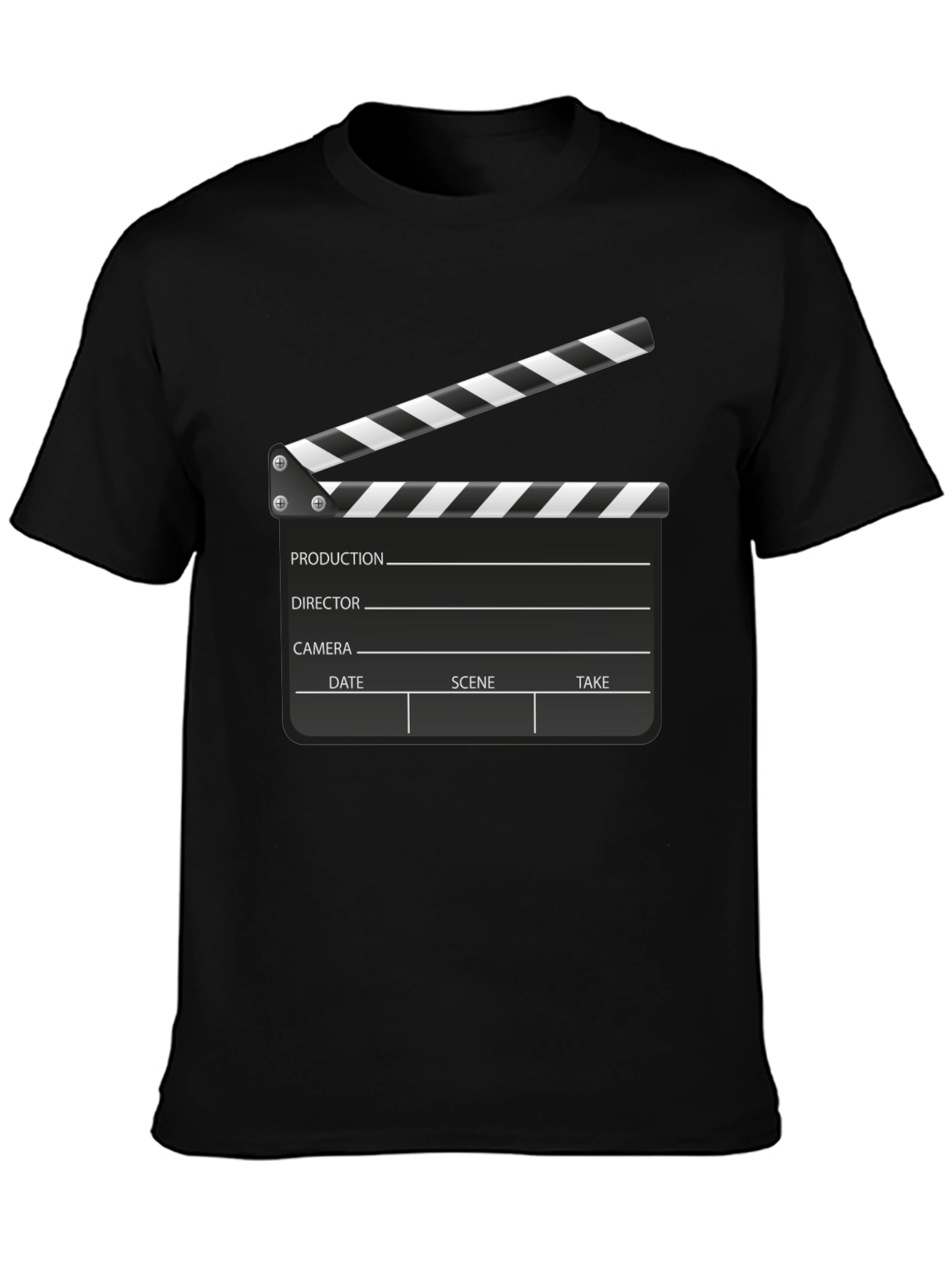 Clapperboard Graphic Tee - Movie Lovers T-Shirt