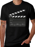 Clapperboard Graphic Tee - Movie Lovers T-Shirt