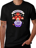 D&D Dragon 20-Sided Die I Survived A T-Shirt