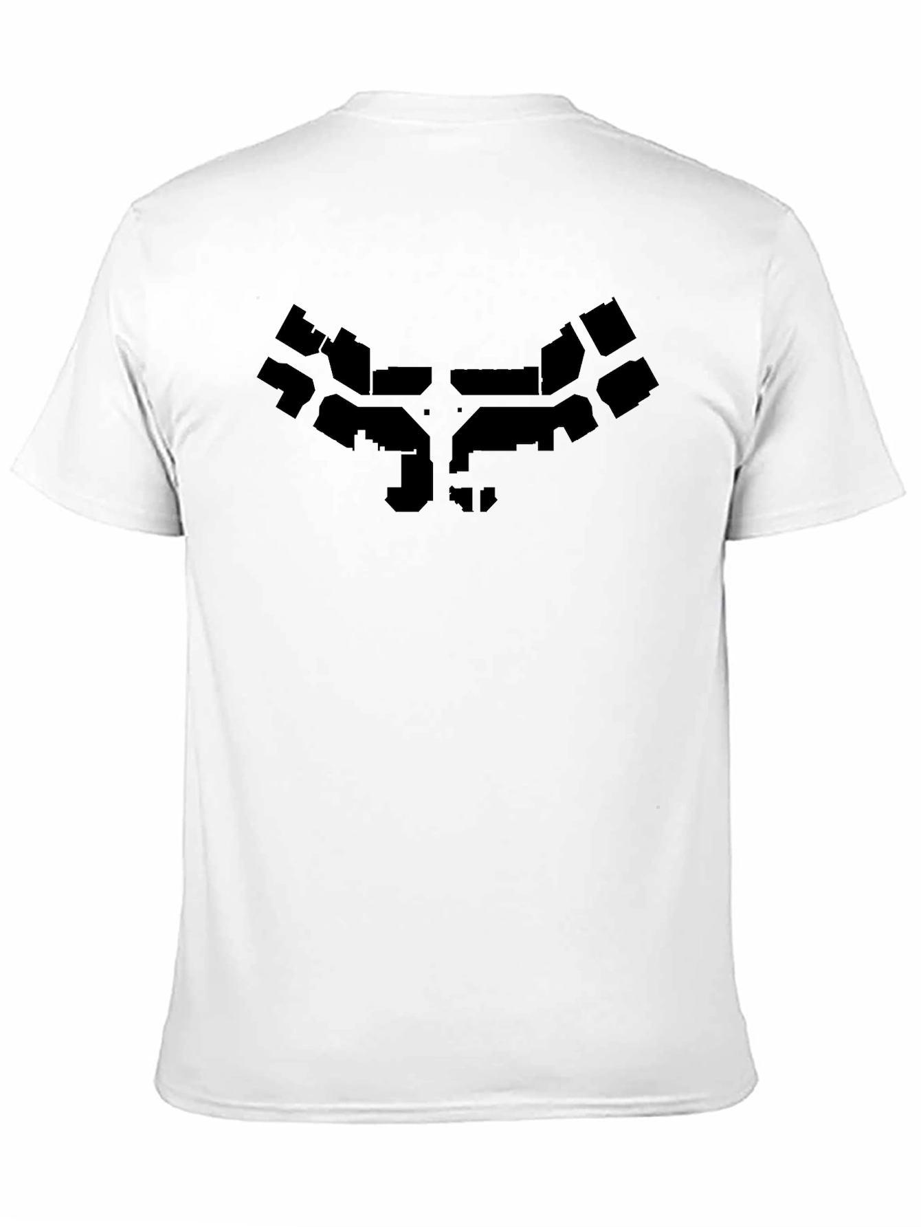 Urban Map Graphic Tee - Modern Black Cotton T-Shirt