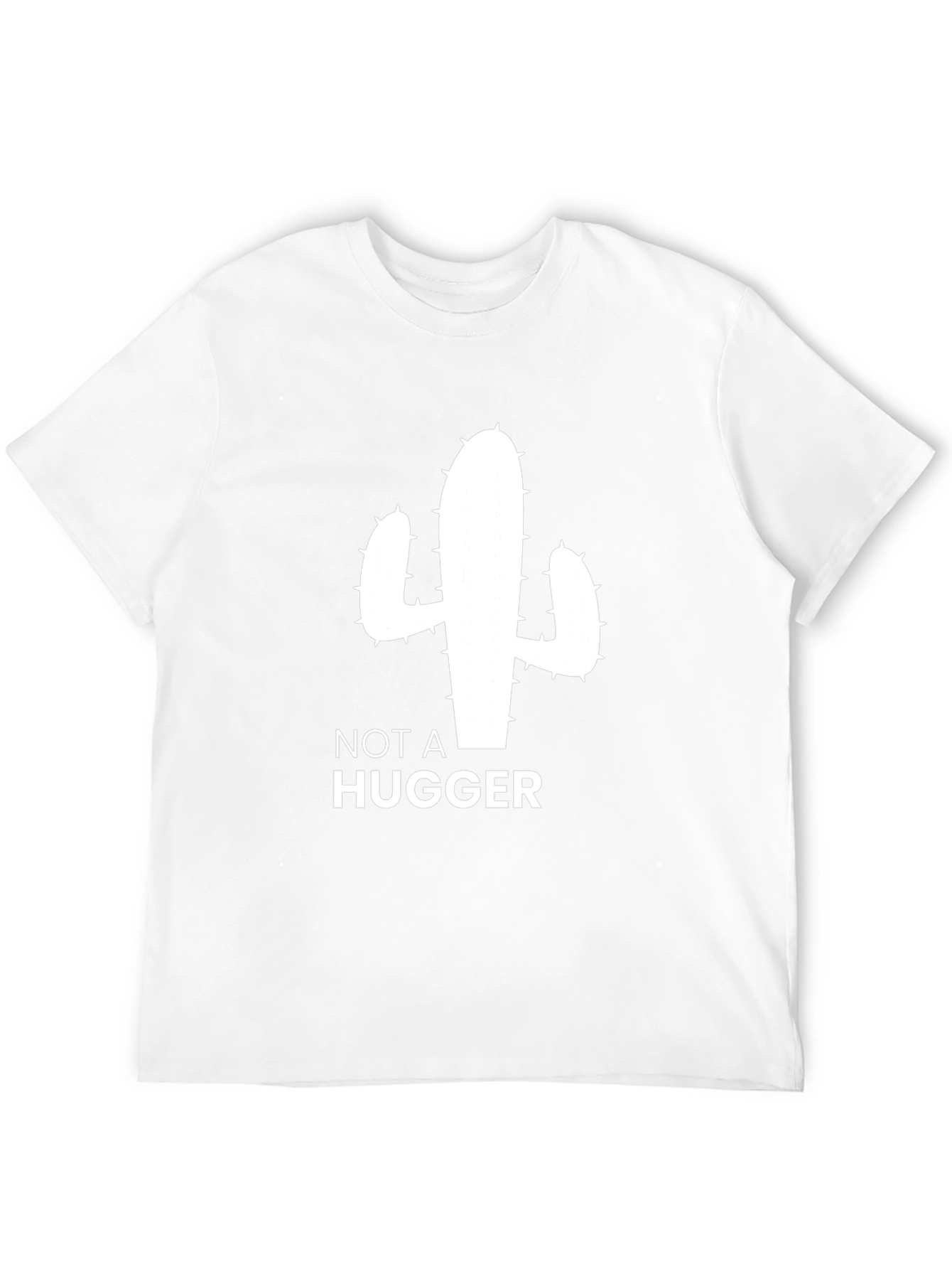 Not a Hugger Cactus T-Shirt - Unisex Graphic Tee