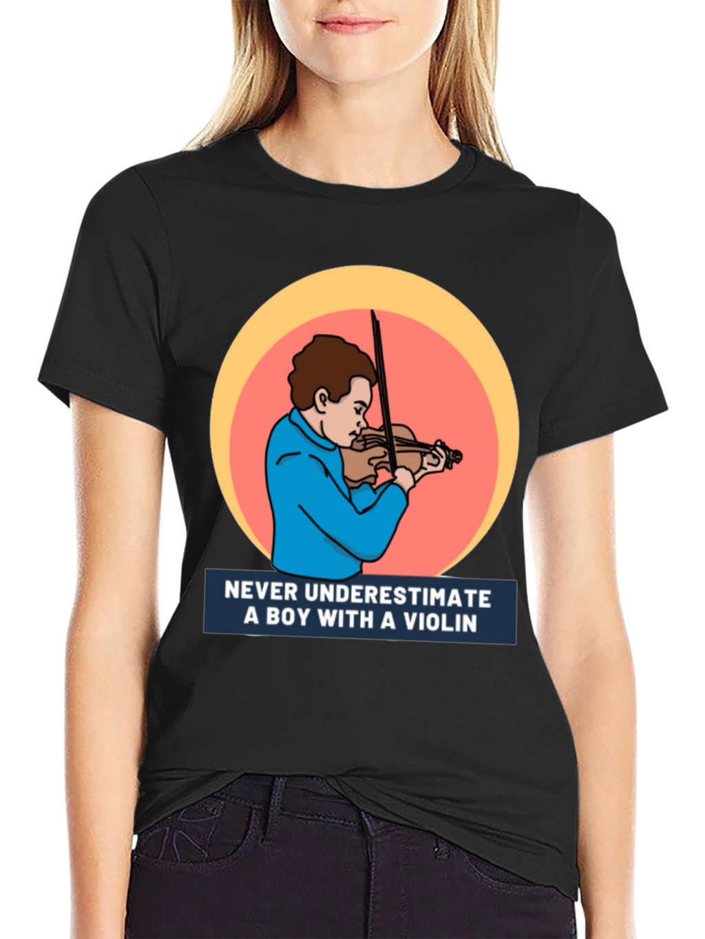Boy With a Violin T-Shirt