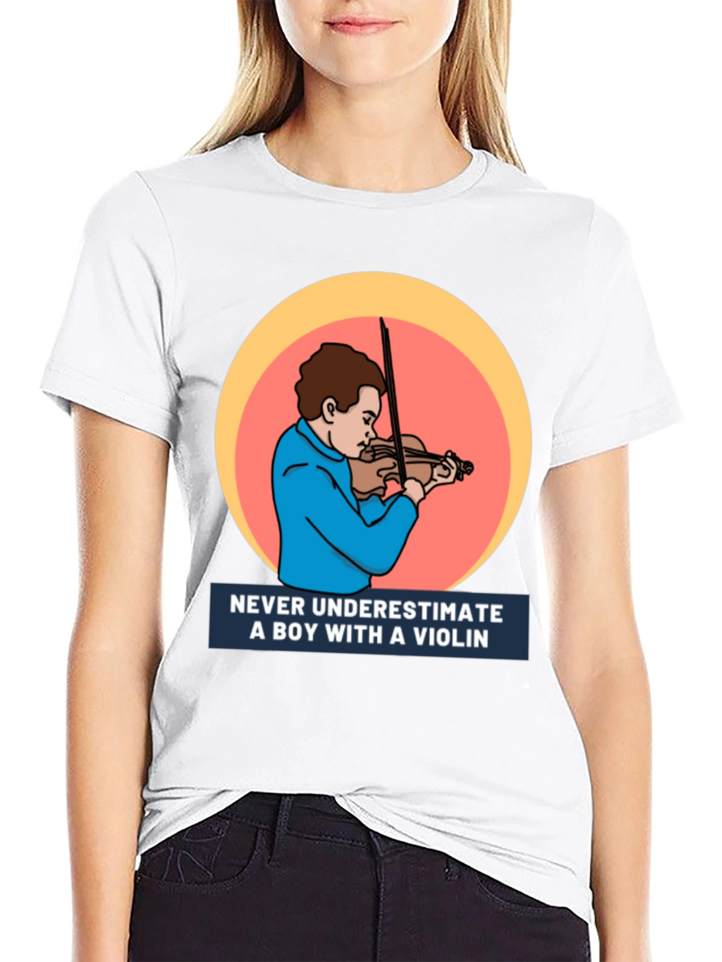 Boy With a Violin T-Shirt