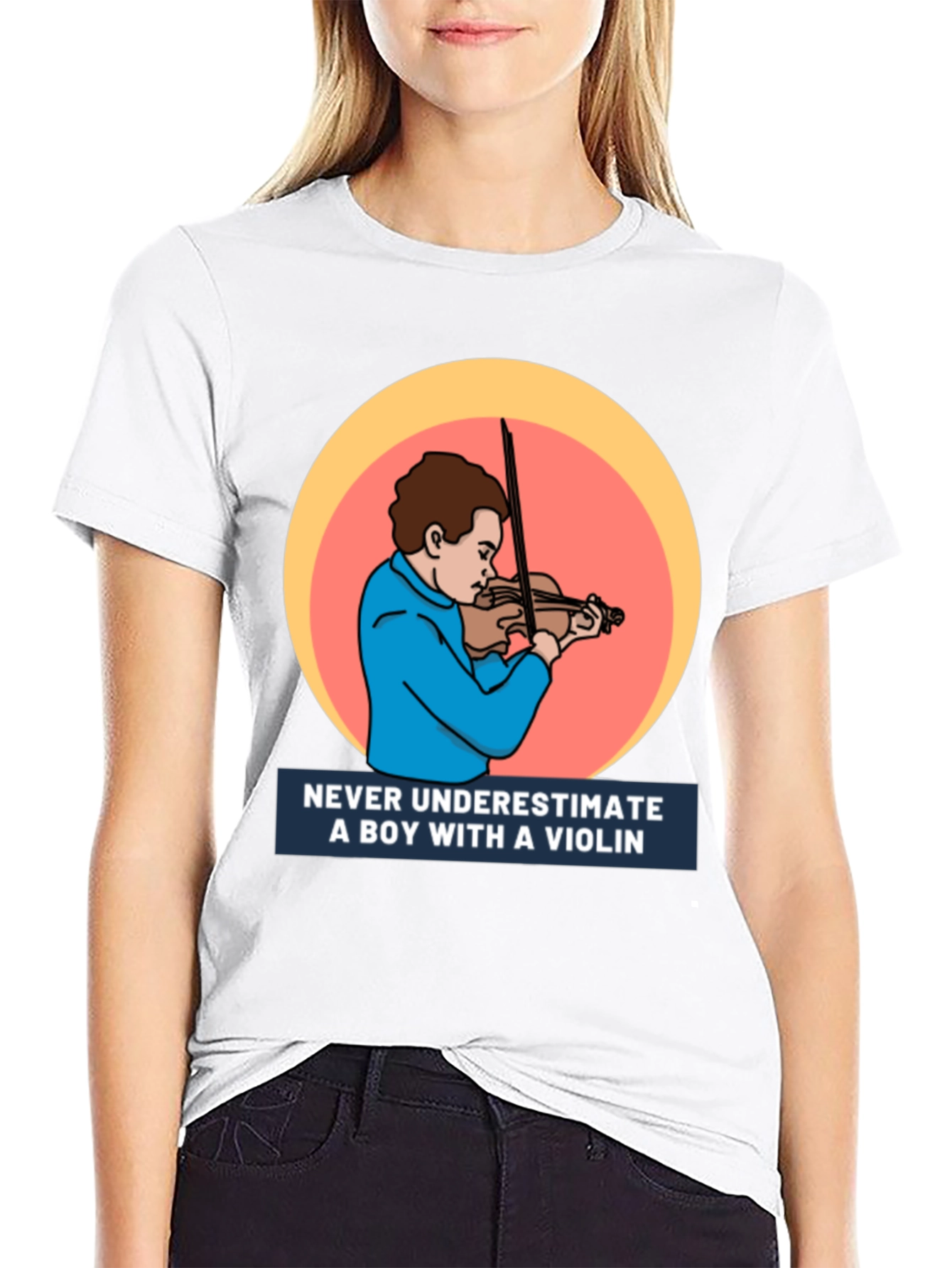 Boy With a Violin T-Shirt