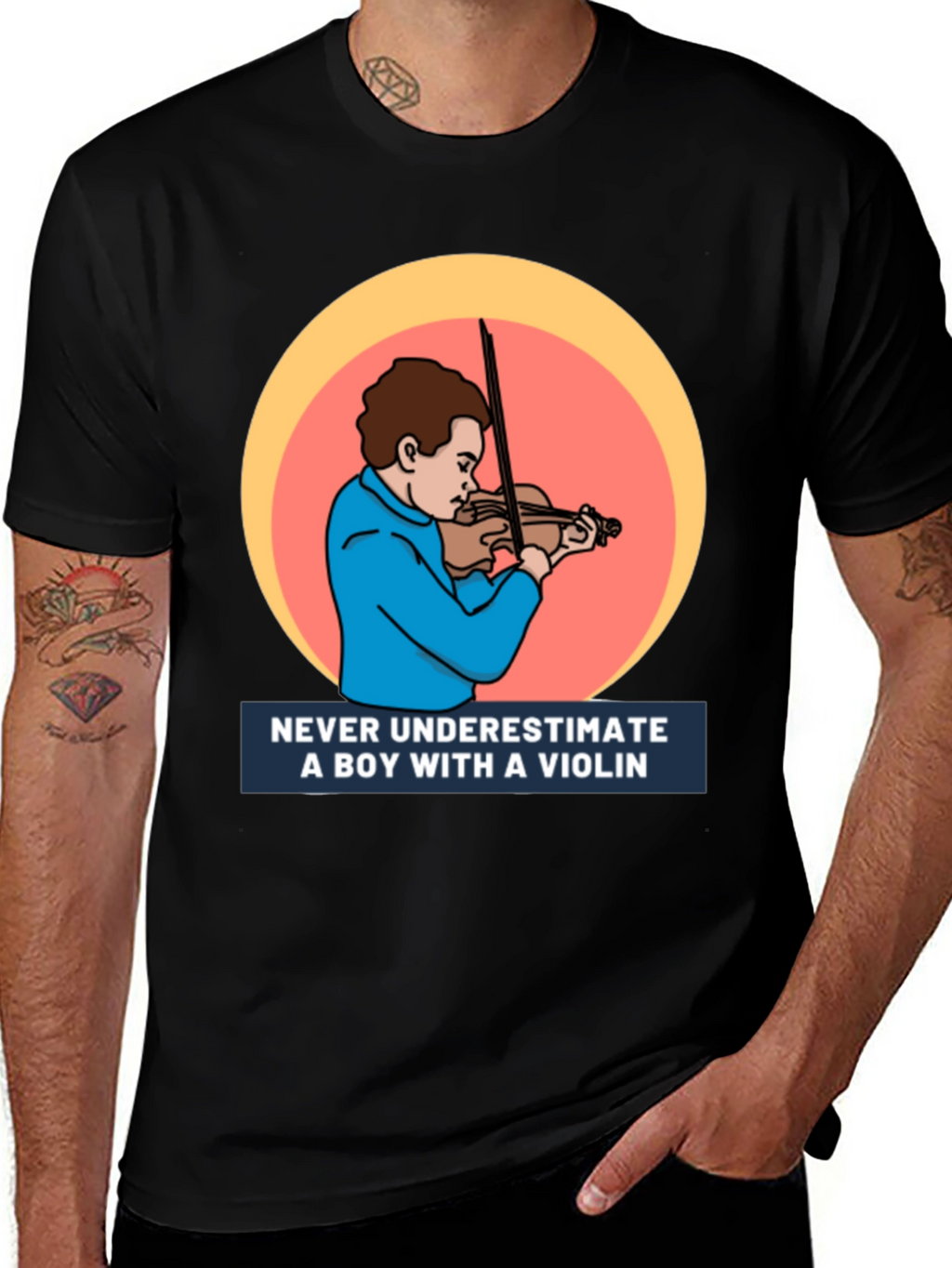 Boy With a Violin T-Shirt