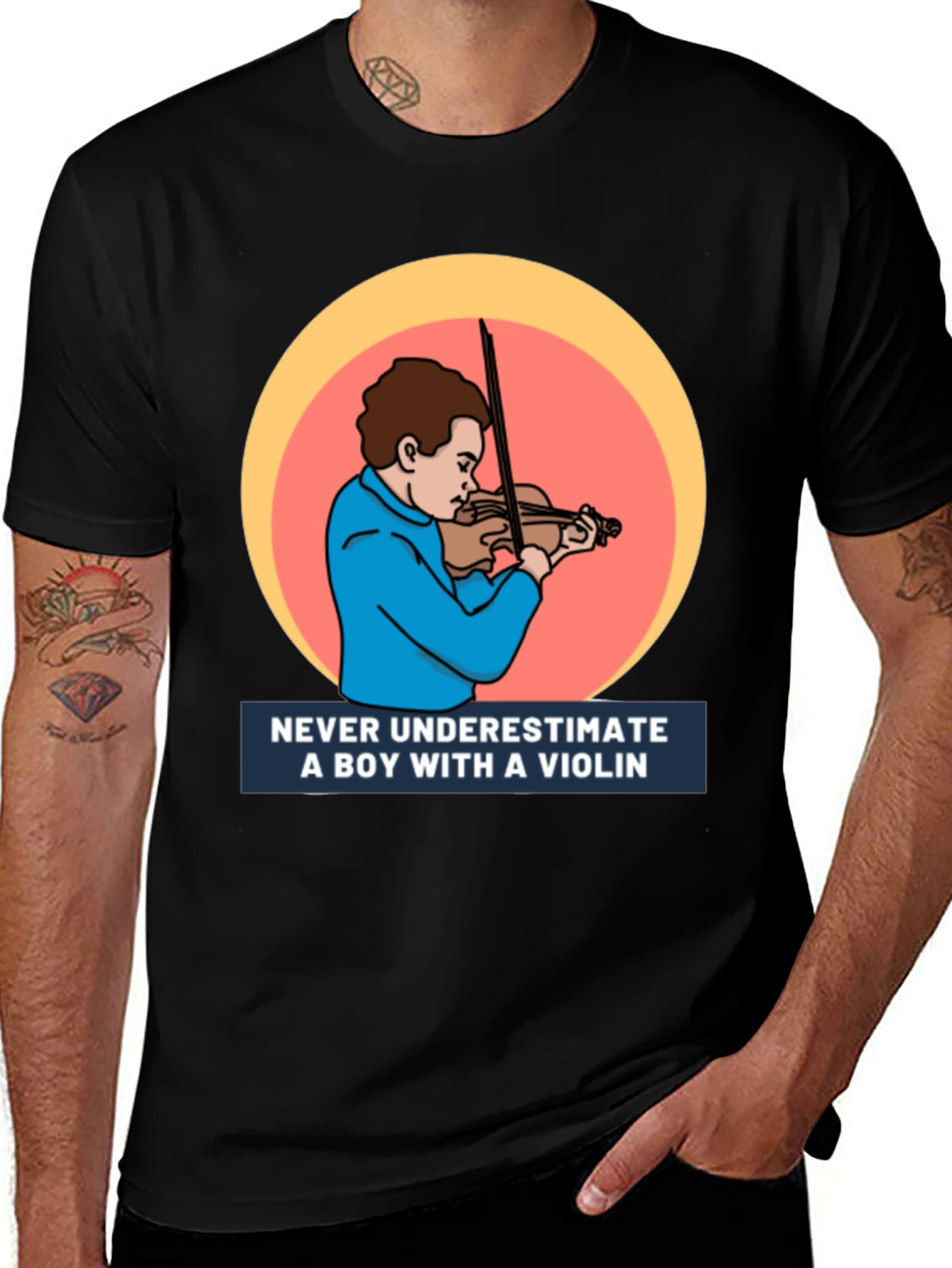 Boy With a Violin T-Shirt
