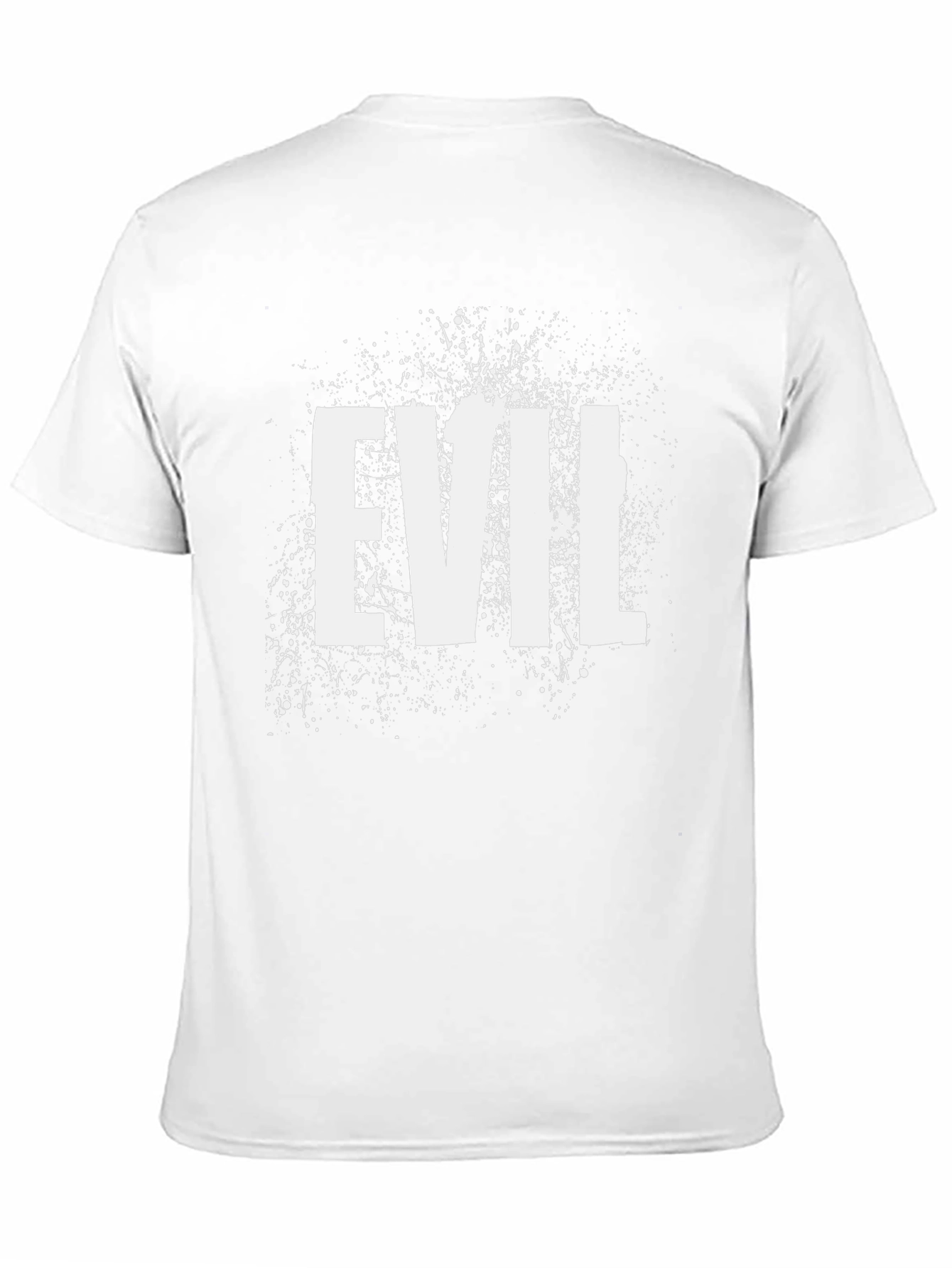 Evil Graphic Print Mens Black T-Shirt