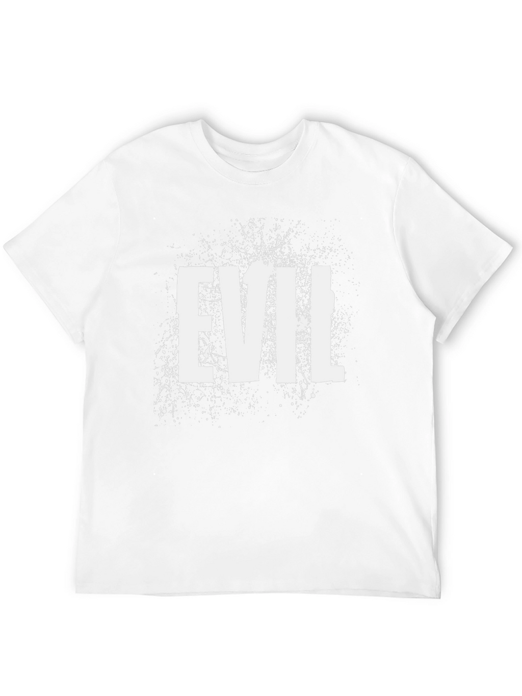 Evil Graphic Print Mens Black T-Shirt