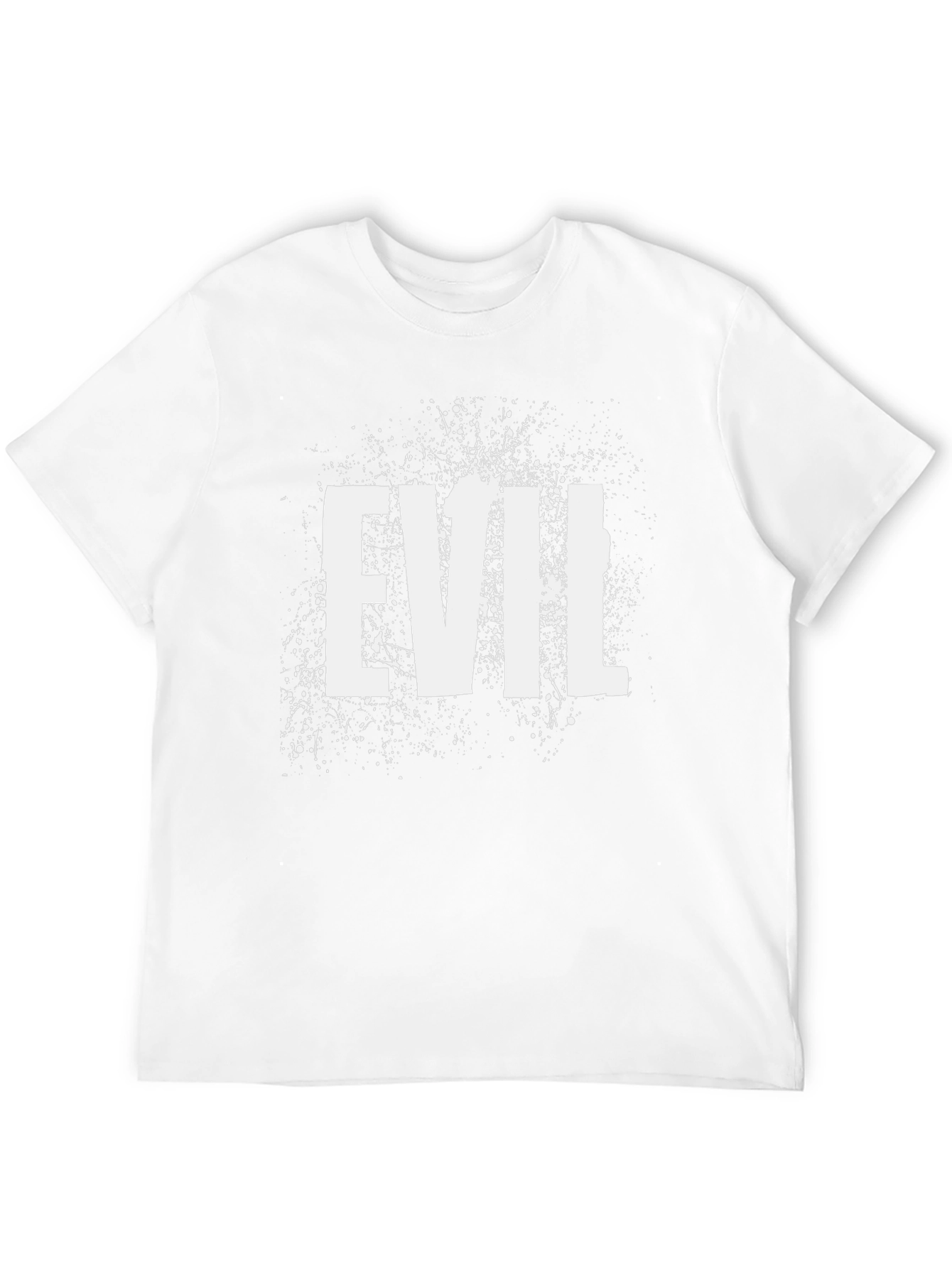Evil Graphic Print Mens Black T-Shirt
